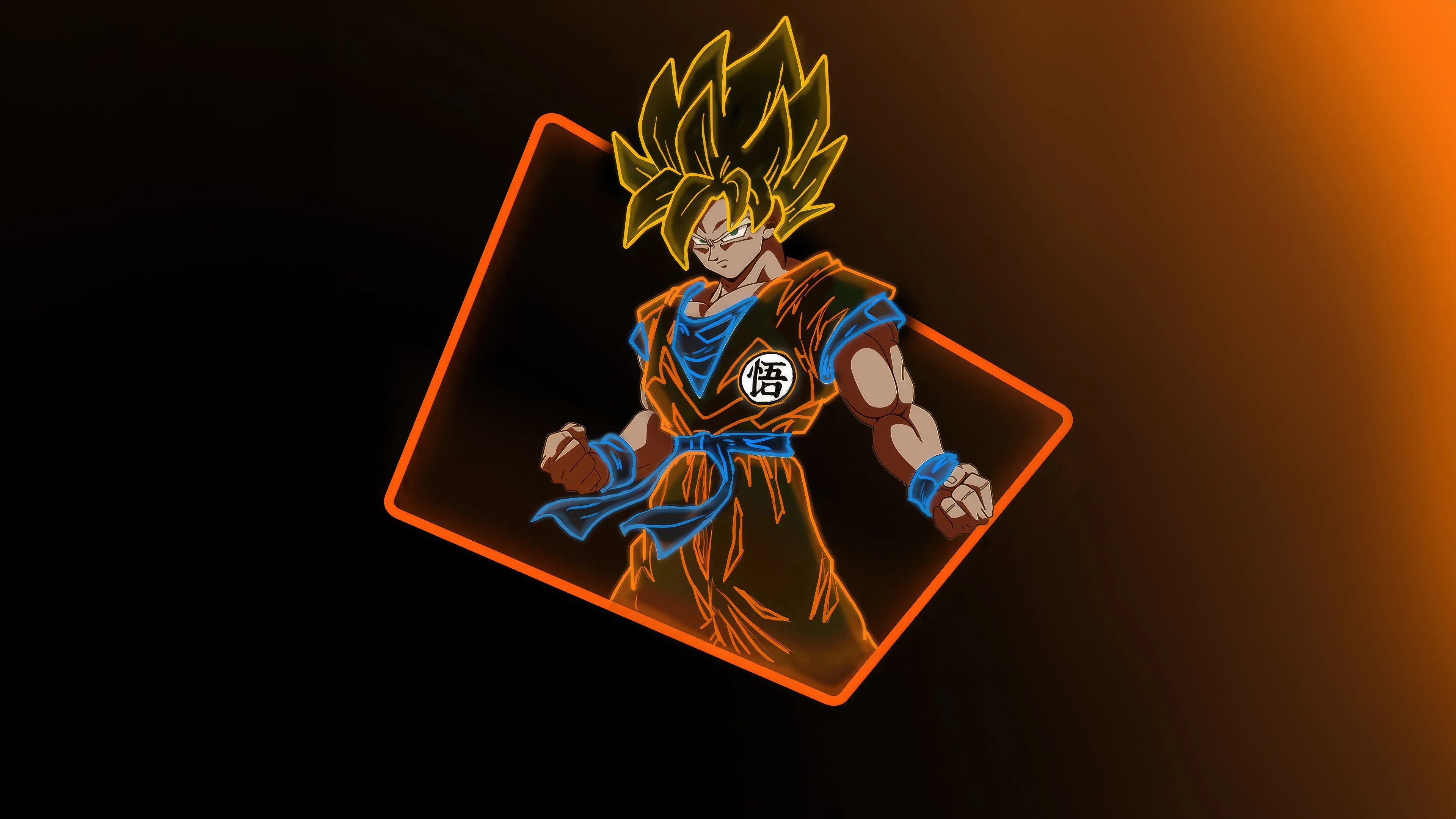Neon Goku 4k Wallpaper, HD Anime Wallpaper, 4k Wallpaper, Image, Background, Photo and Picture