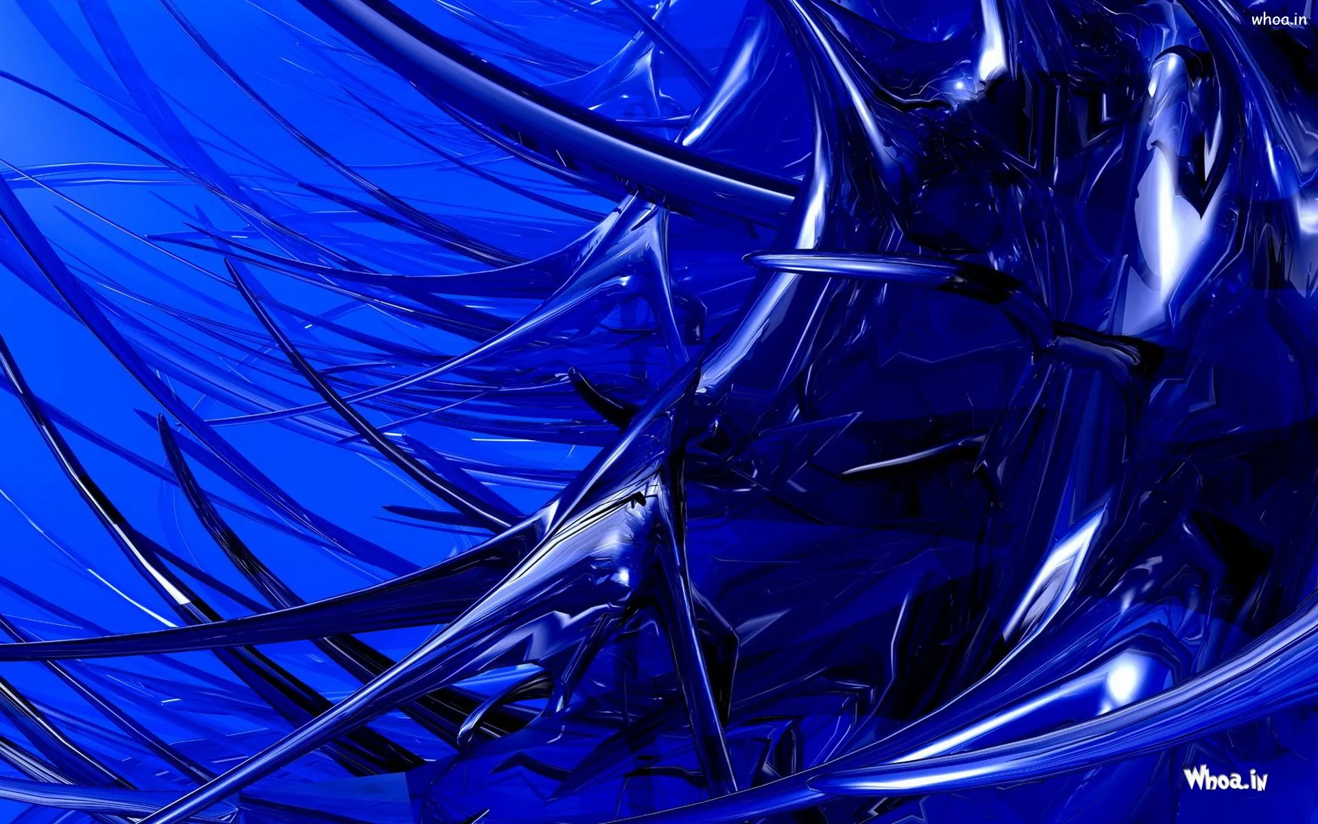 Blue 3D Art HD Wallpaper Free Download For Desktop