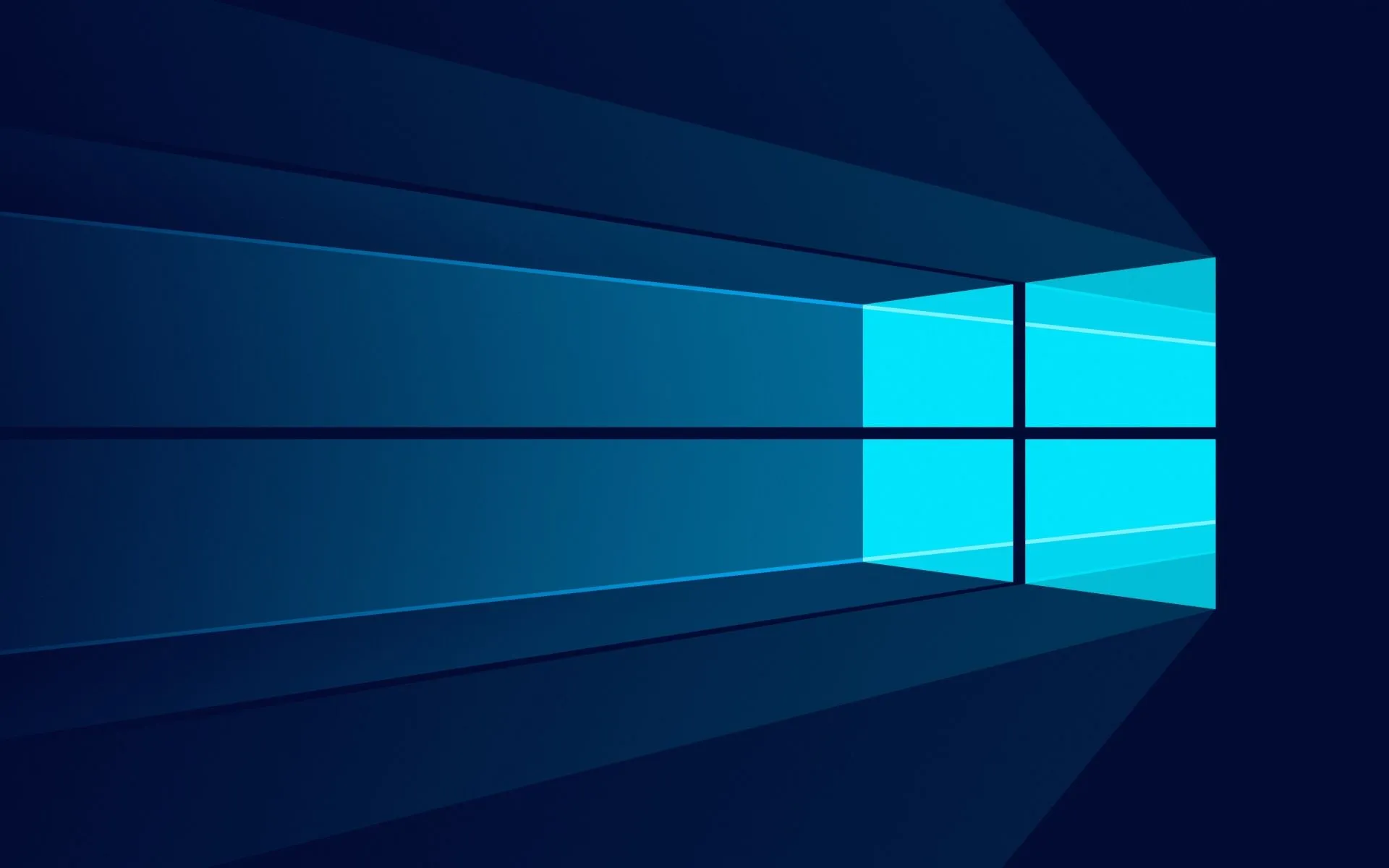 Windows 10 Minimalist Dark Theme 4K Wallpaper