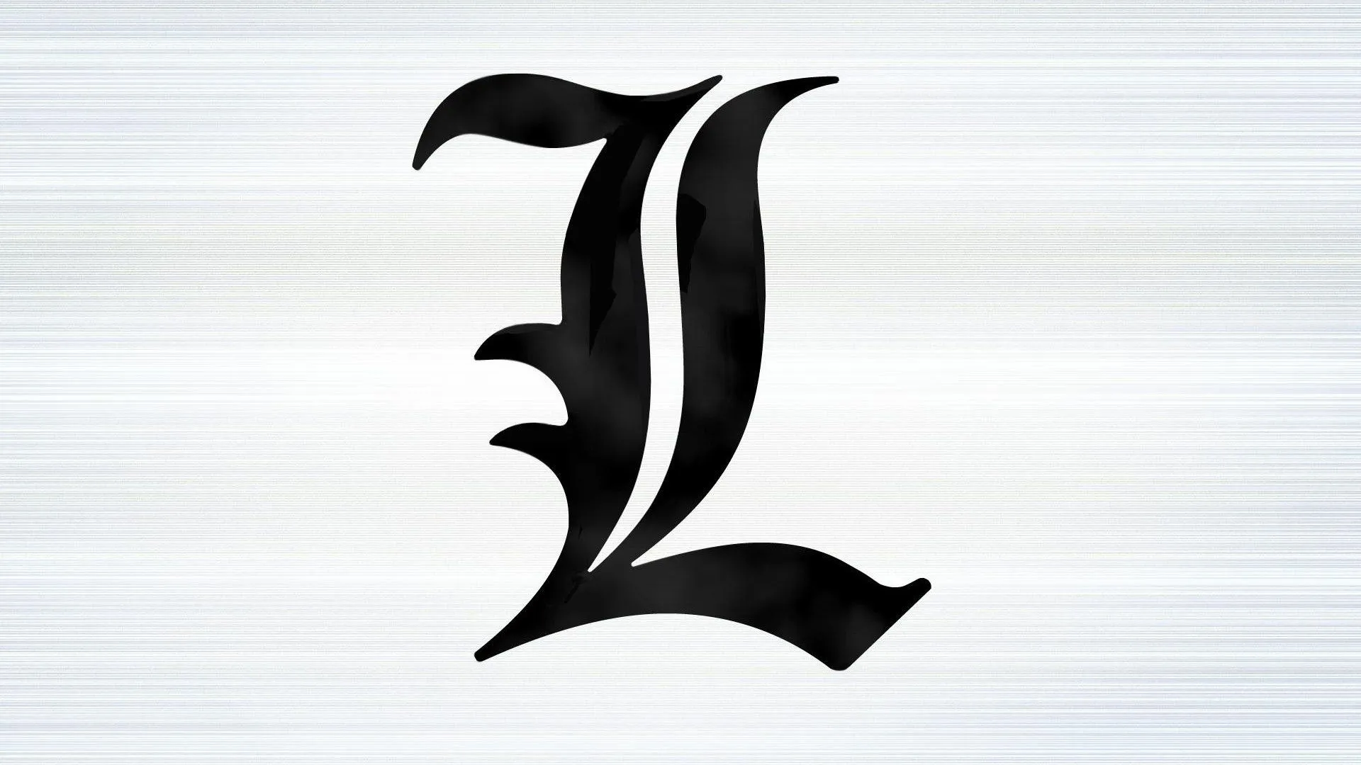 Death Note L Symbol HD Wallpaperx1080