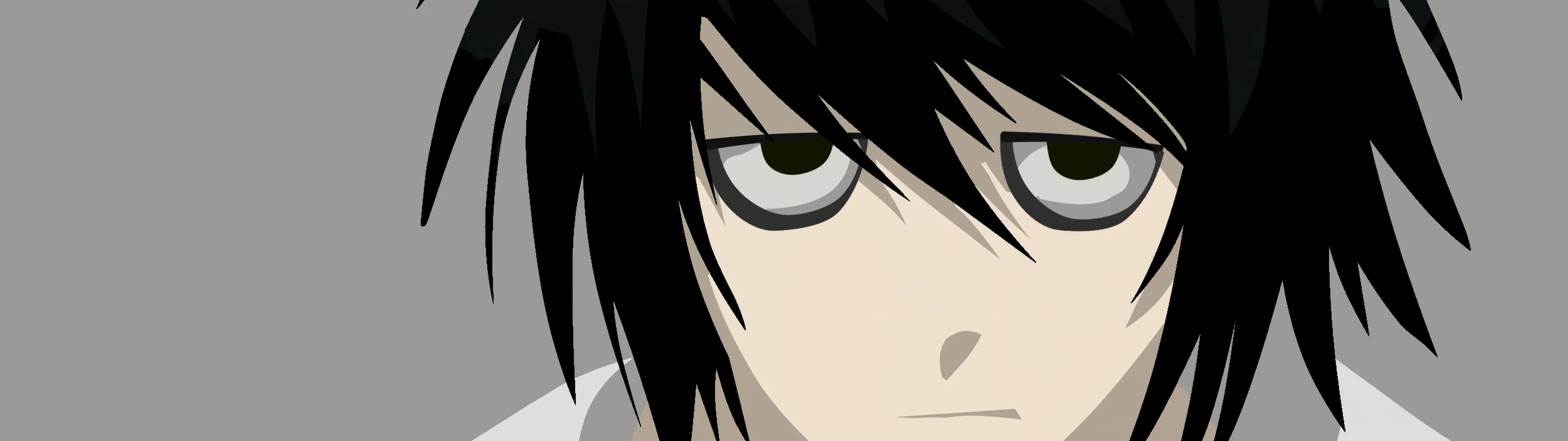 L Lawliet Wallpaper 4K, Death Note, Minimalist, 5K