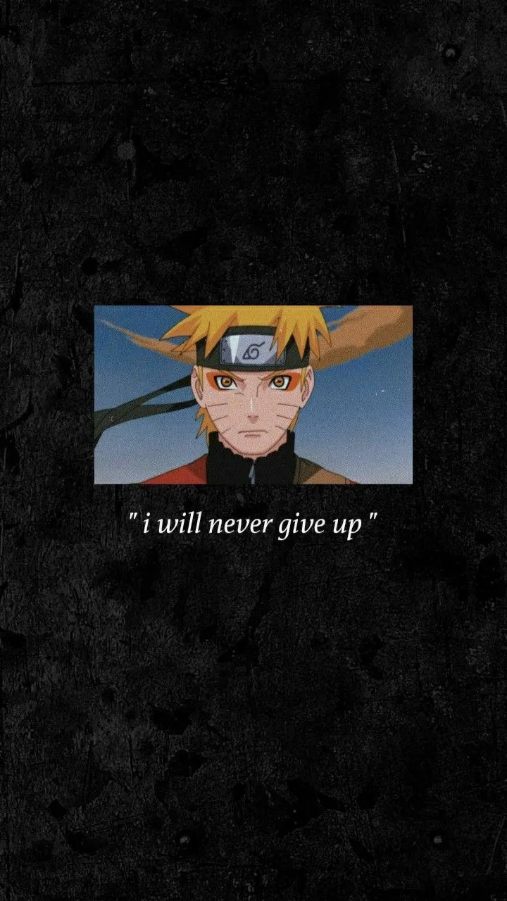 Naruto Never Give Up Wallpaper
