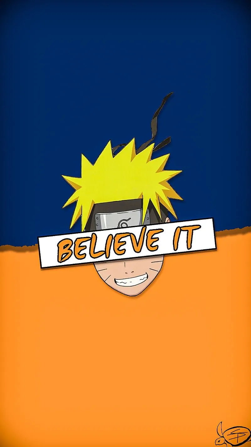 Naruto Believe It, anime, anime, believe it, manga, naruto, HD phone wallpaper
