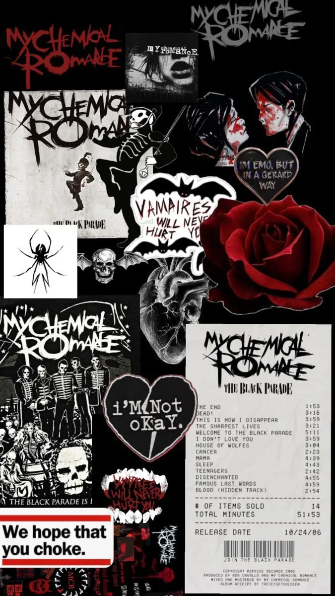 Im emo. My chemical romance wallpaper, Emo wallpaper, Pretty phone wallpaper