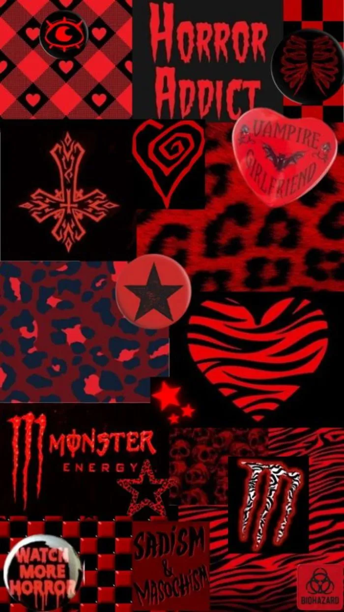 Red and Black Phone wallpaper by TheOutcastCommentary Photo on Kandi Patterns