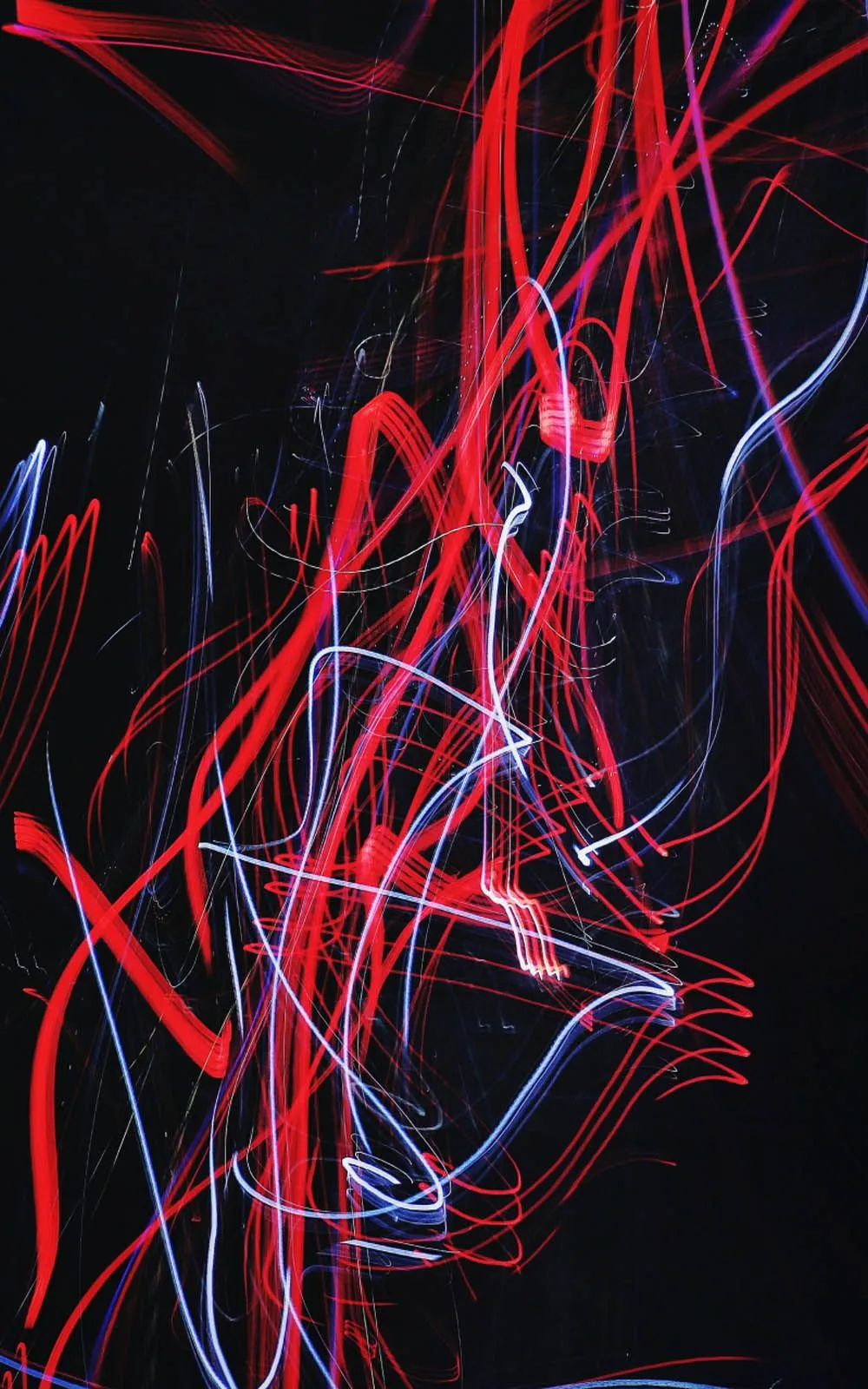 Red Light Stripe Lines 4K Ultra HD Mobile Wallpaper for iPhone & Android