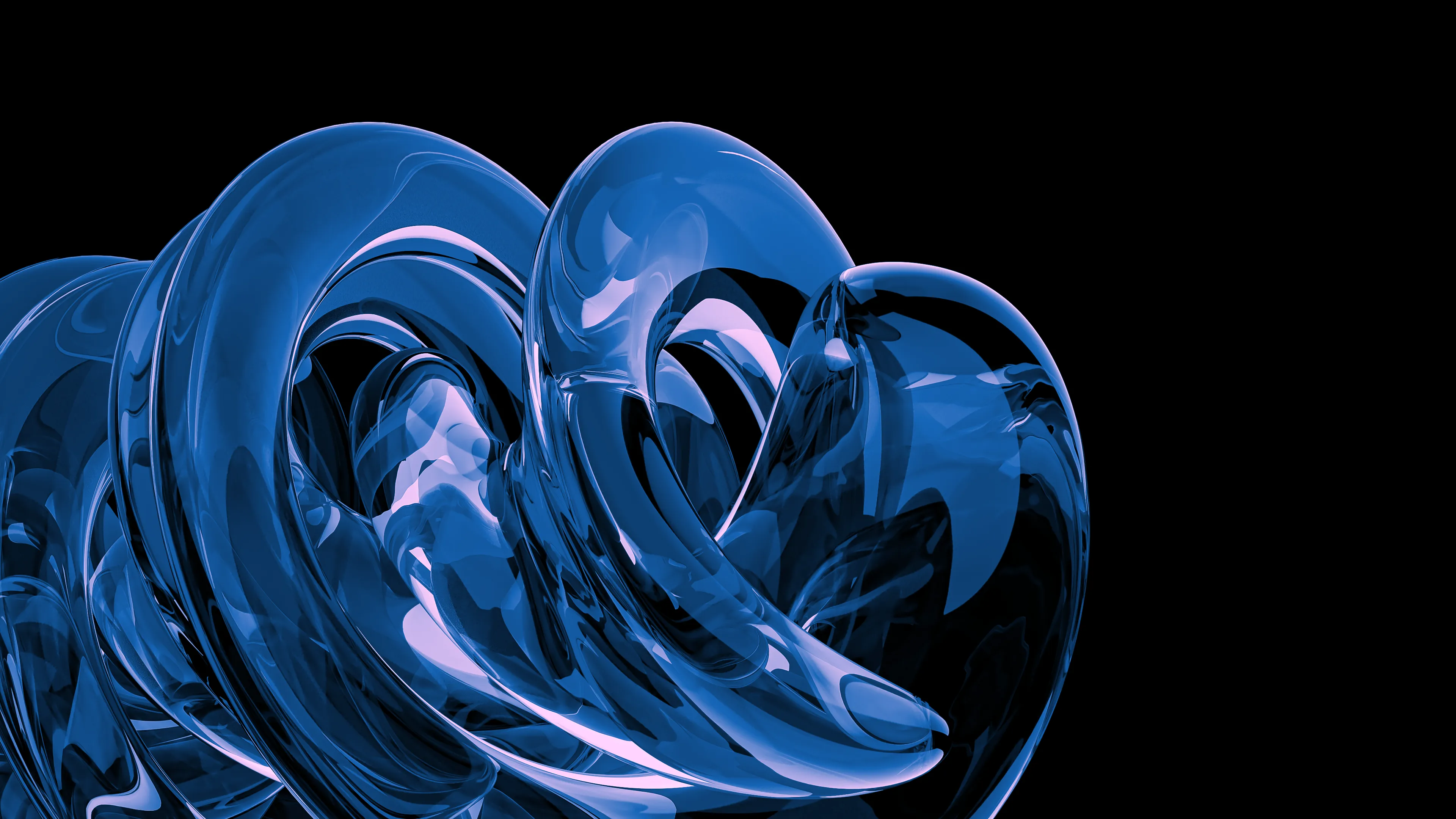 Abstract Glass Flow