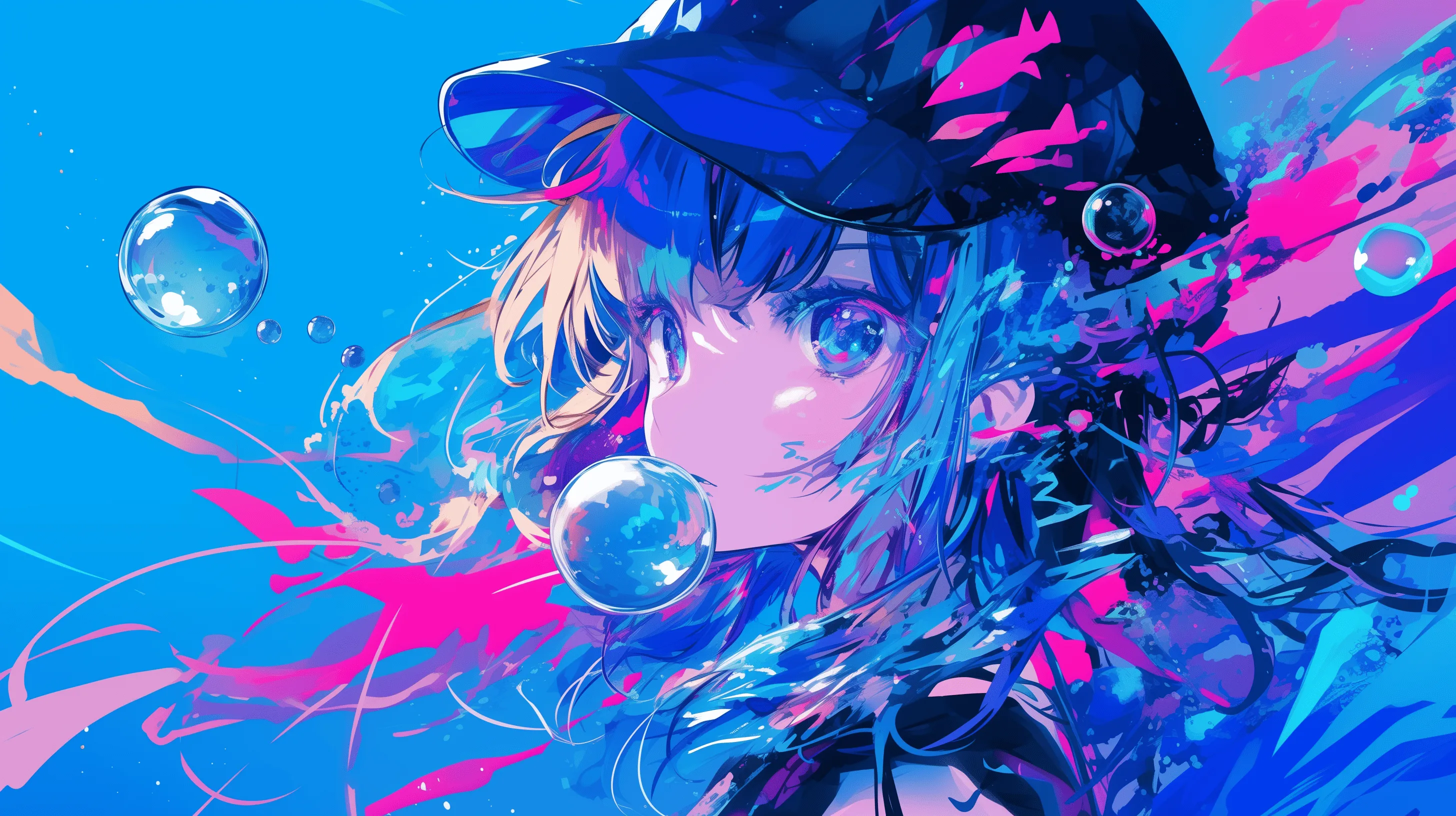 Blue Anime Wallpaper and Background: Free HD Download