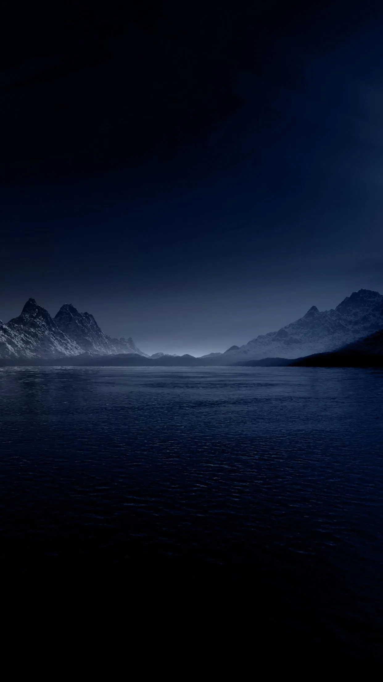 Wallpaper Smartphone, Blue, Nature, Mountain, Water, Background Free Image