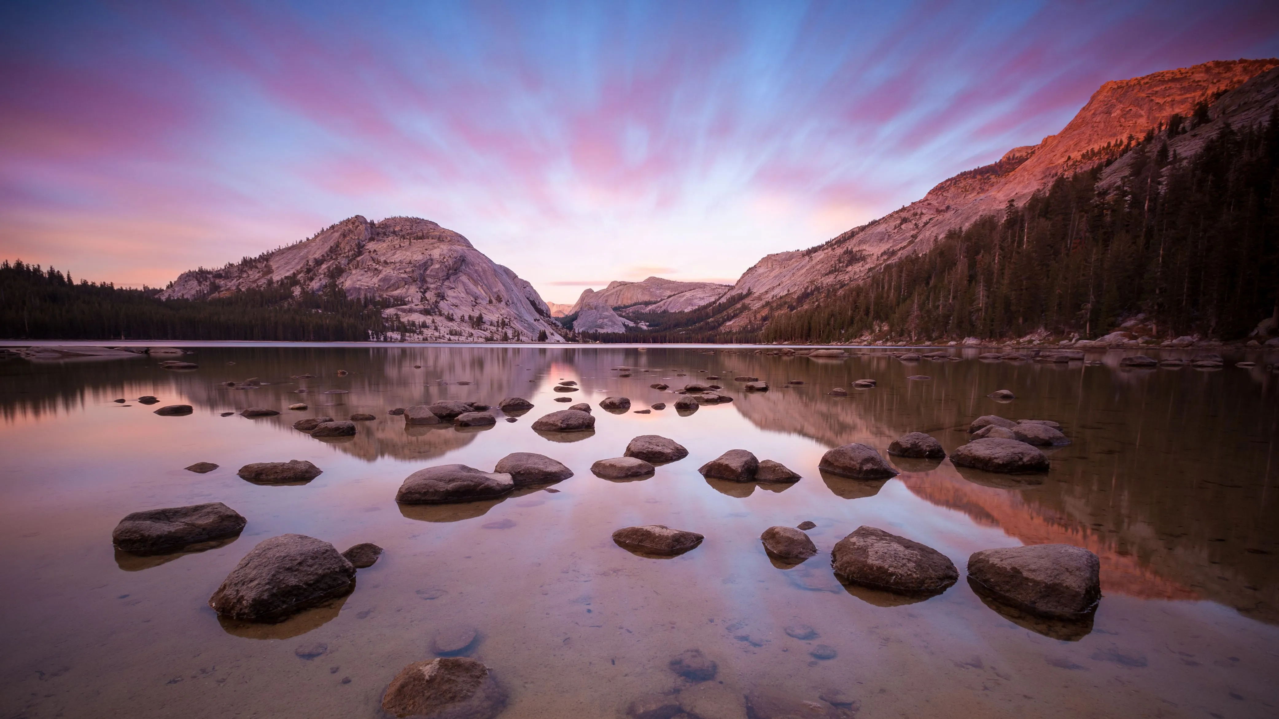 OS X Yosemite Wallpaper 4K, Yosemite National Park, Lake