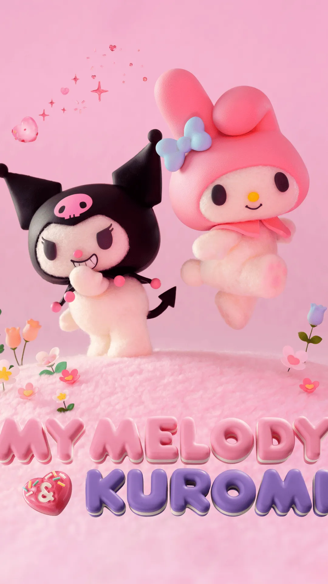 My Melody & Kuromi Wallpaper 4K, Netflix series, Kuromi