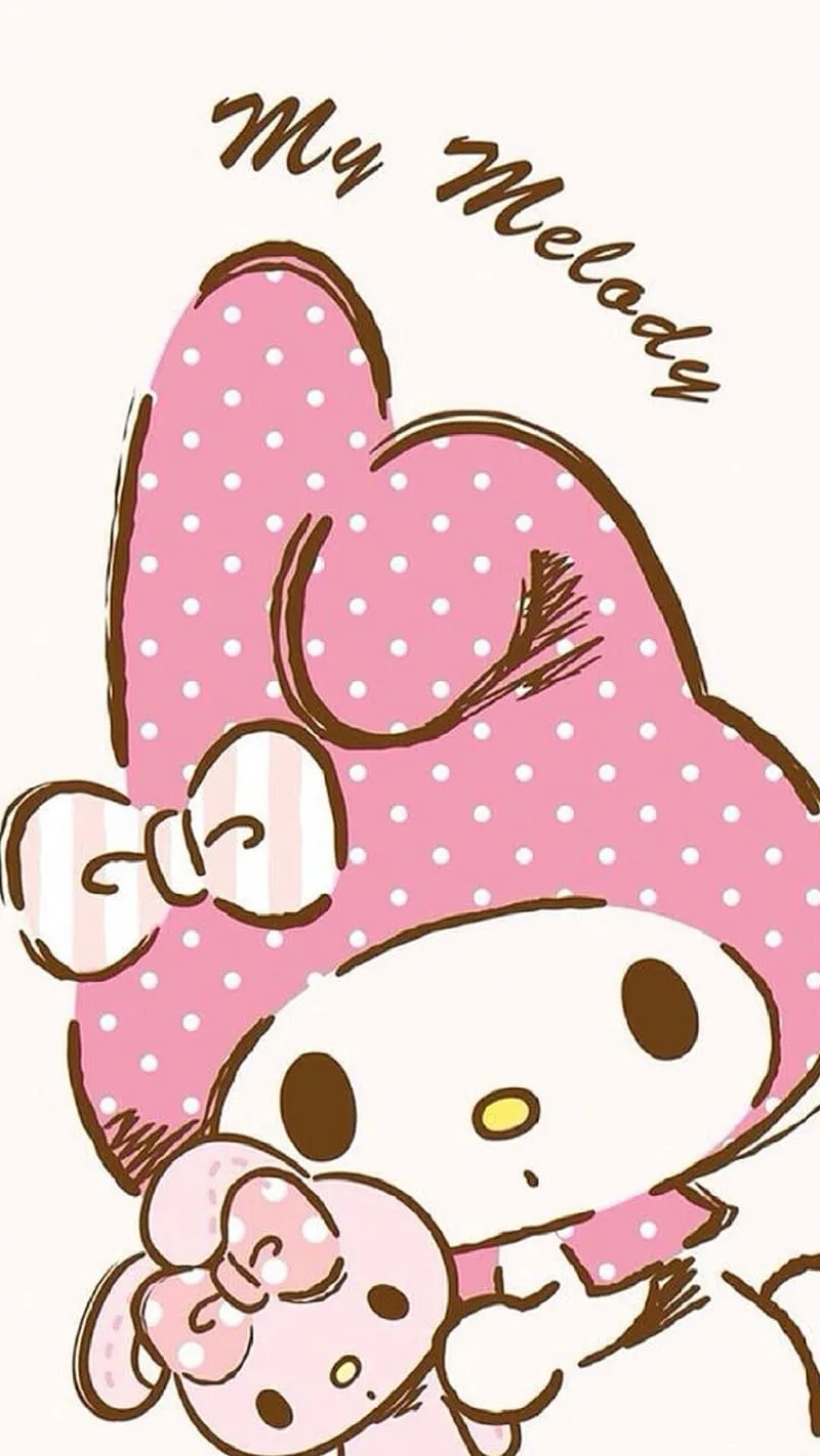 My Melody, cartoon, HD phone wallpaper