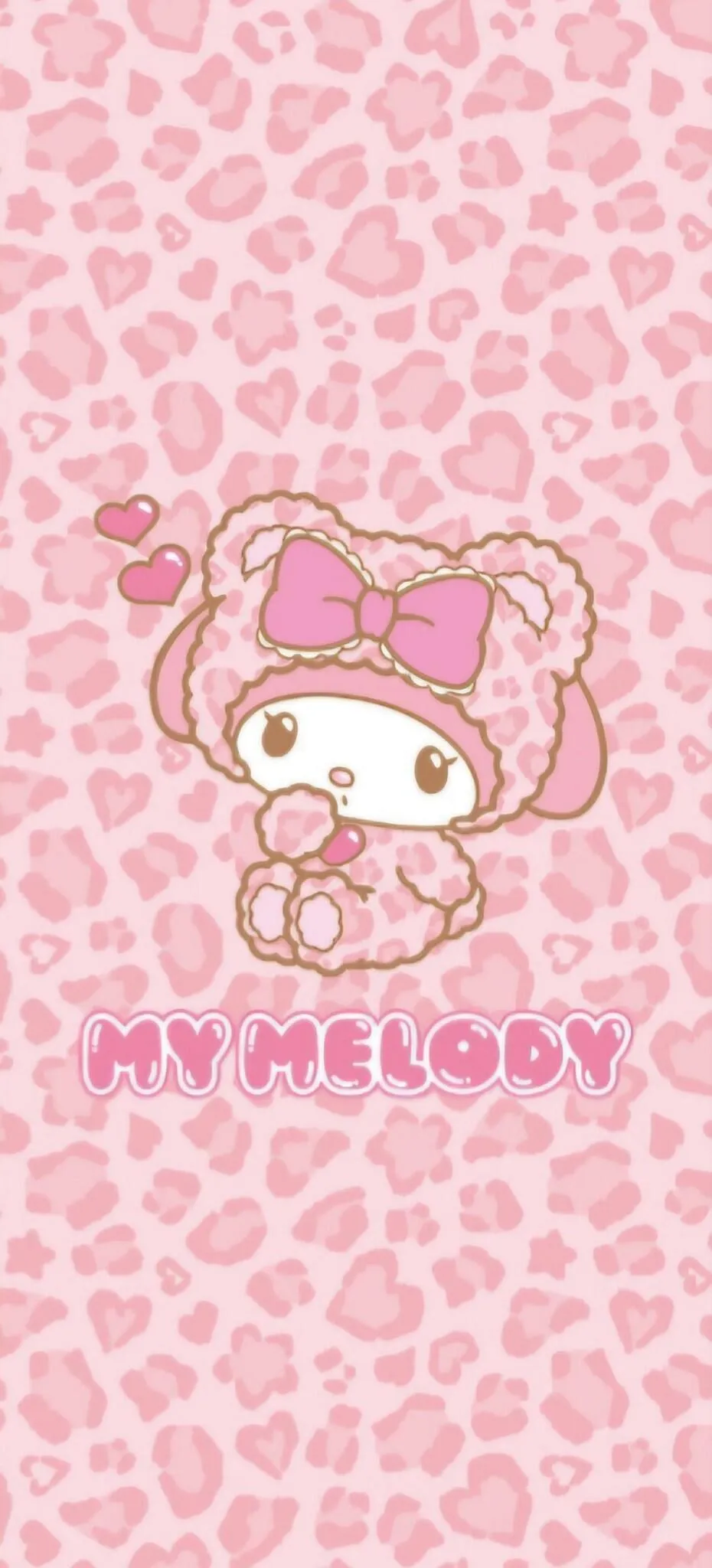 My Melody Pink Anime Phone Wallpaper