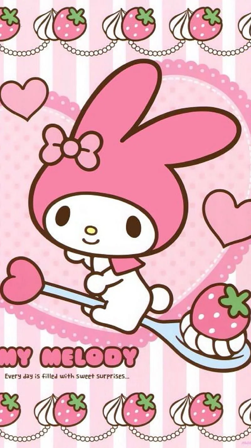 My Melody, cartoon, HD phone wallpaper