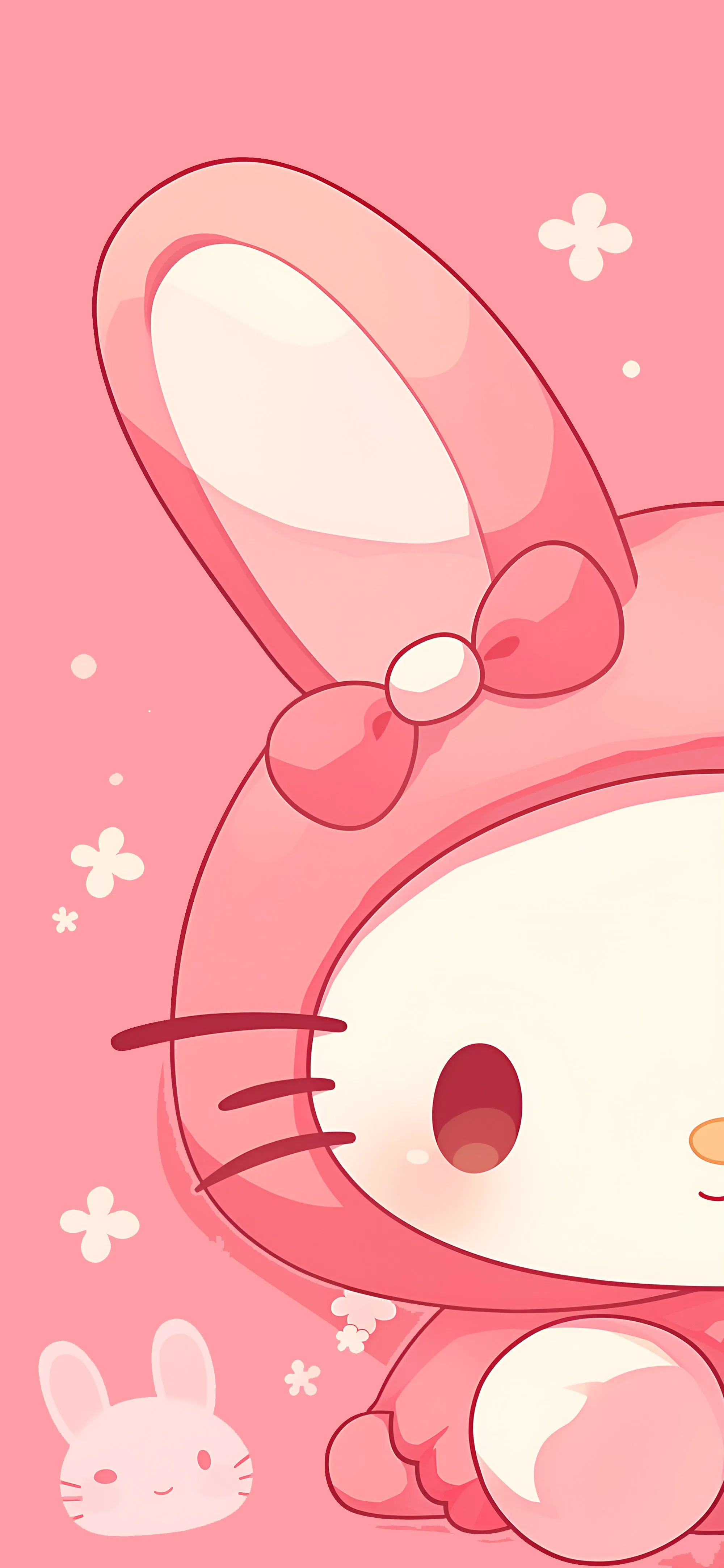 My Melody Pastel Matching Wallpaper Sanrio Wallpaper