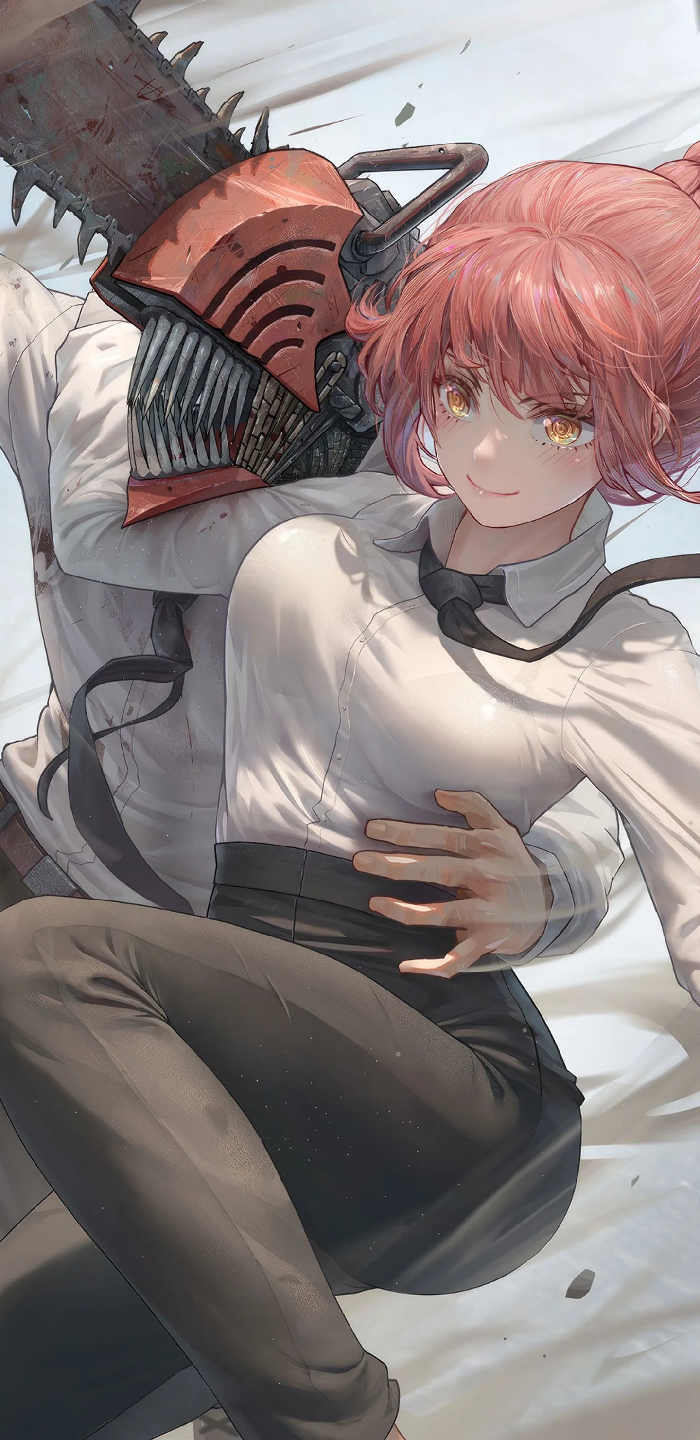 Chainsaw Man Makima And Denji 4k Samsung Galaxy Note 9, 8, S9, S8, SQHD , HD 4k Wallpaper, Image, Background, Photos and Picture