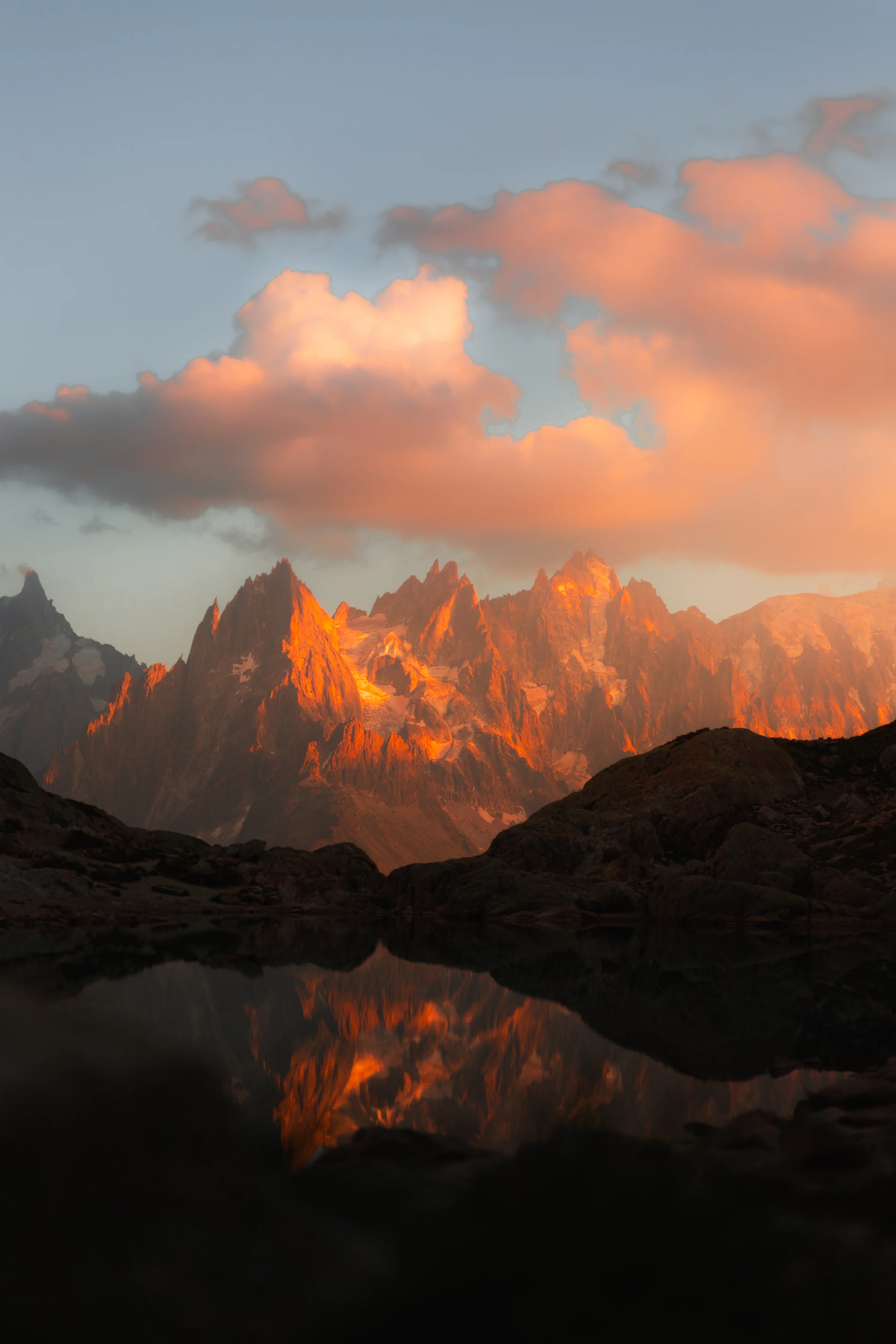 Sunset Mountain Picture. Download Free Image
