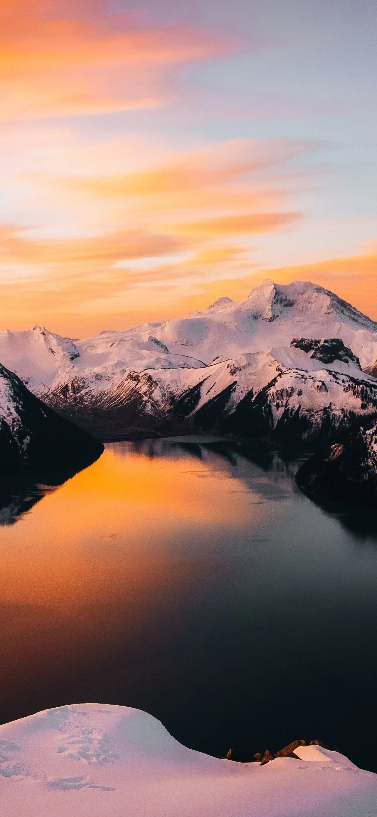 Panorama Ridge Garibaldi Lake Canada Sunset Mountain Range