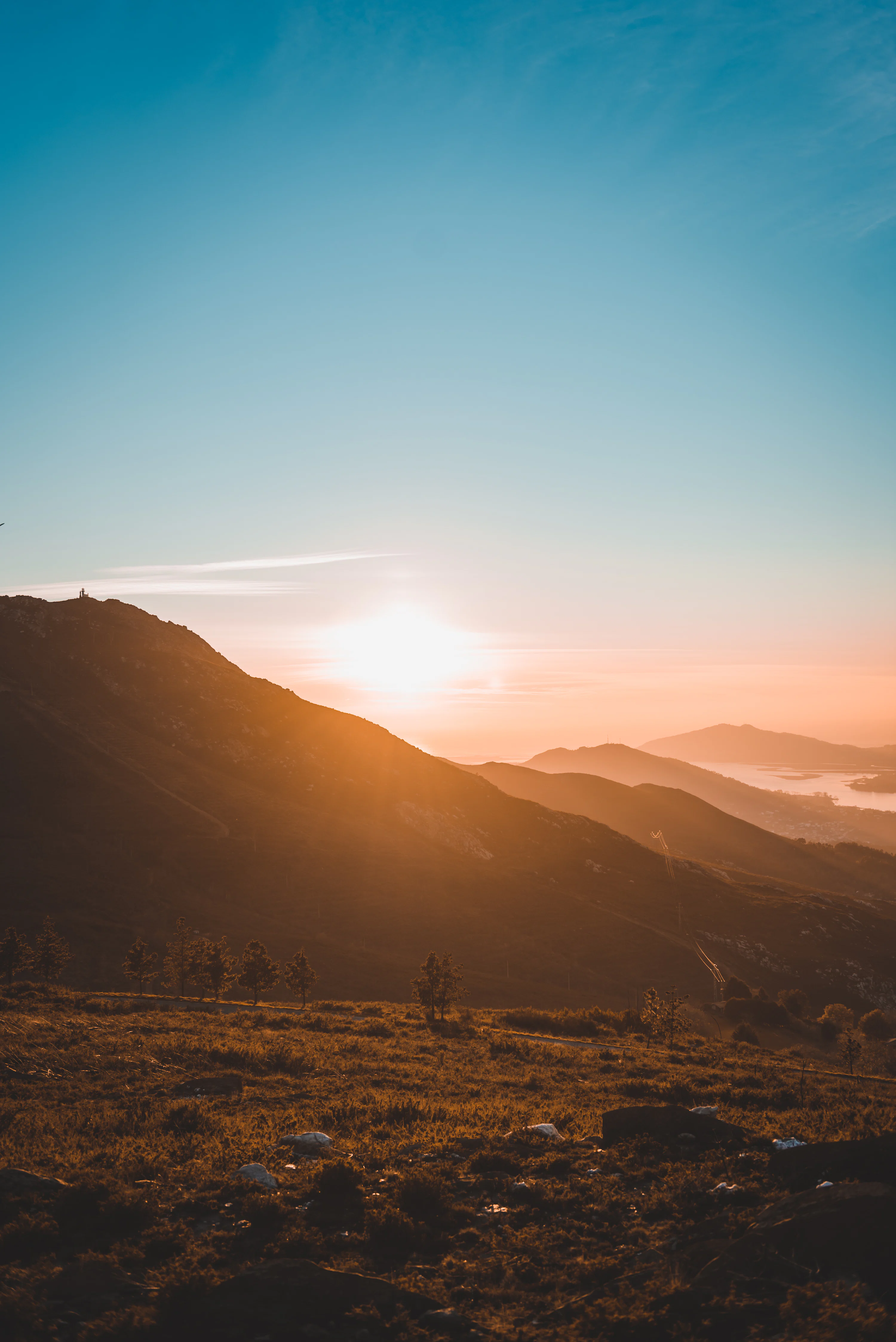 Sunset Mountain Picture. Download Free Image