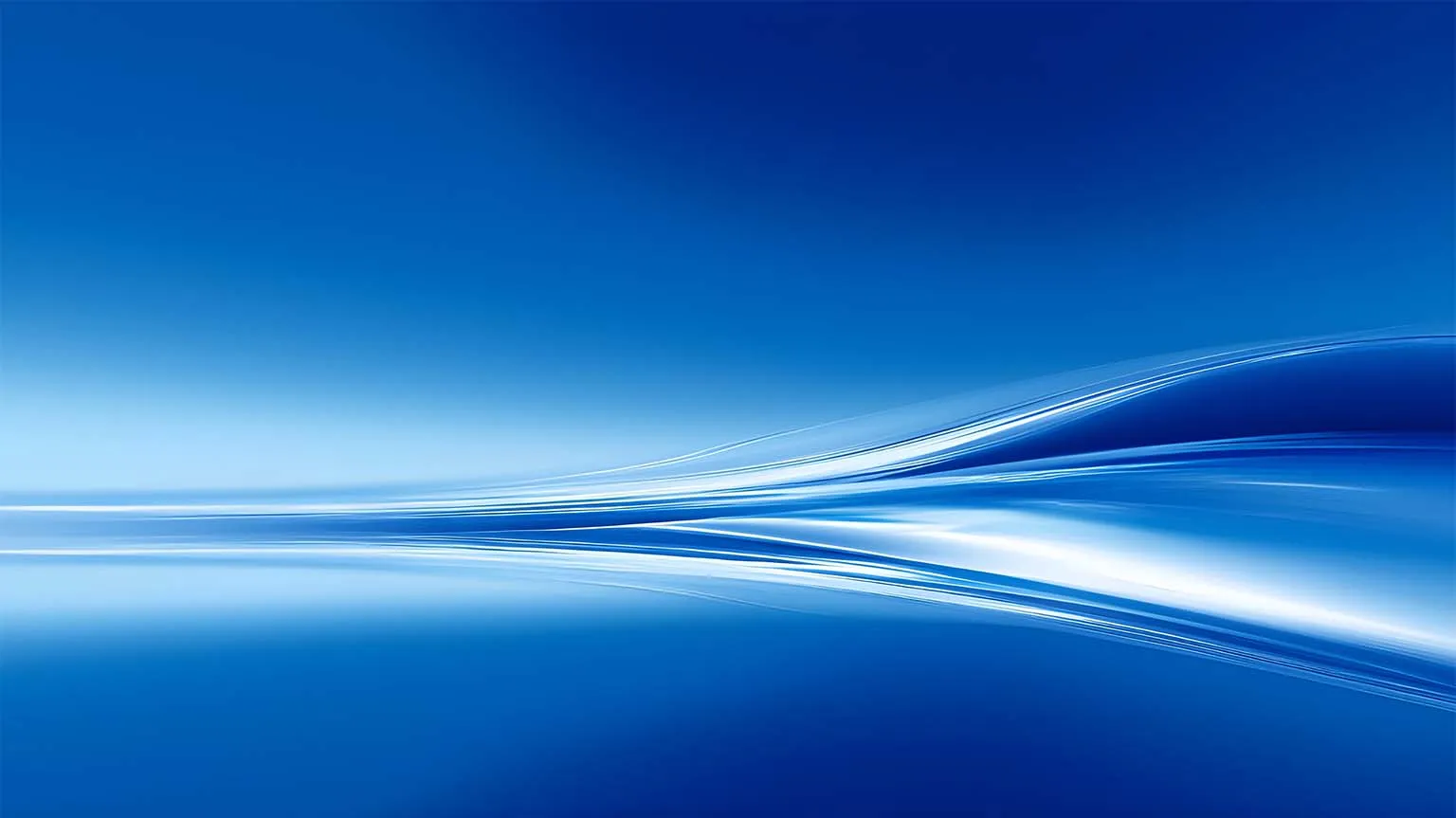 Blue Energy Waves Abstract Desktop Wallpaper