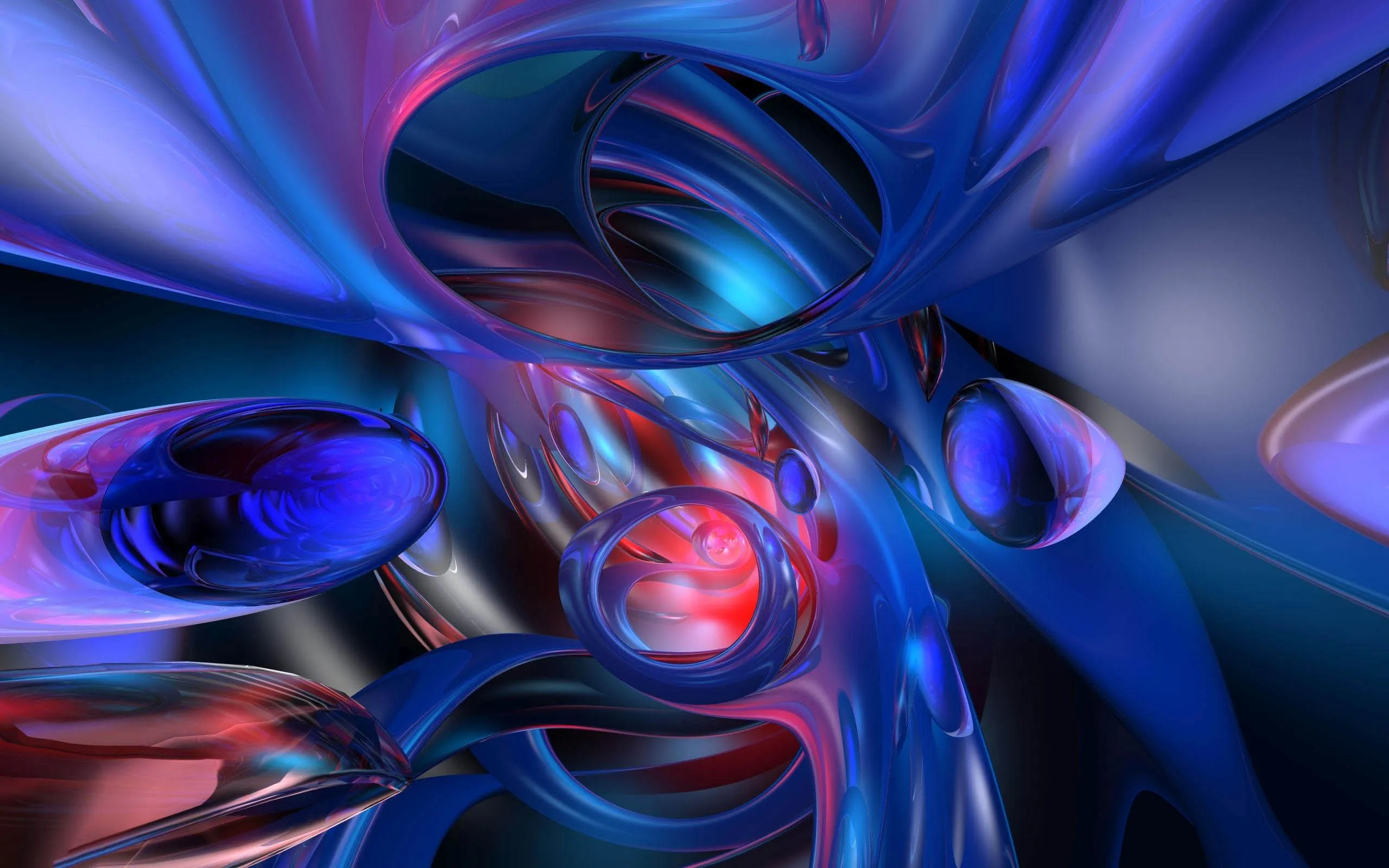Wallpaper Purple and Blue Abstract Painting, Background Free Image