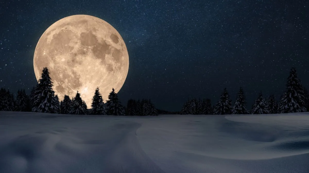 Lunar Tranquility, Full Moon Wallpaper Mural®