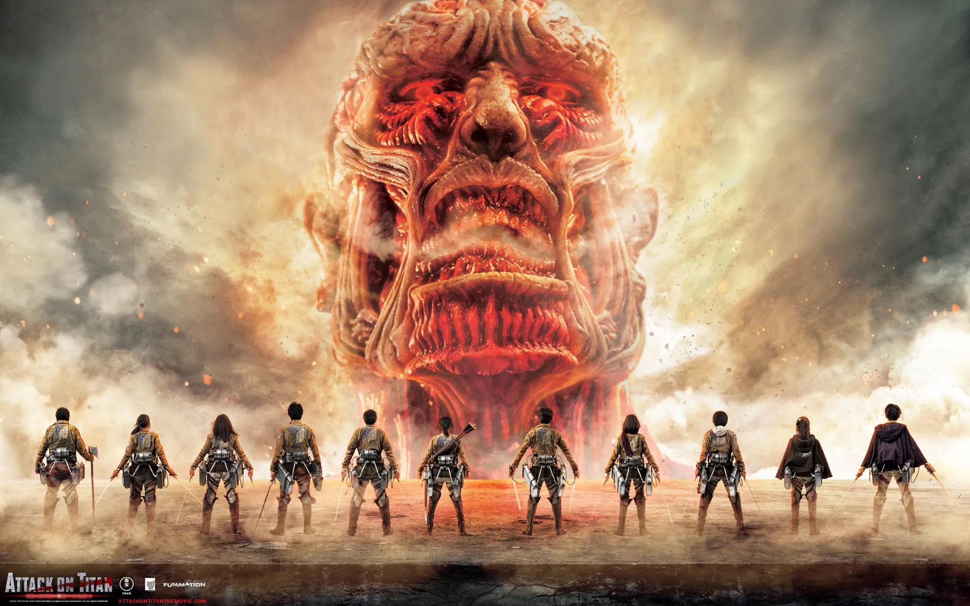 Desktop wallpaper: Attack On Titan, Movie, Shingeki No Kyojin 4K free download for PC. 452975