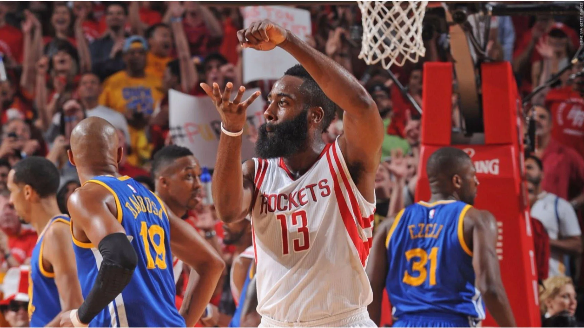 Download 4K Nba Harden Of Houston Rockets Wallpaper