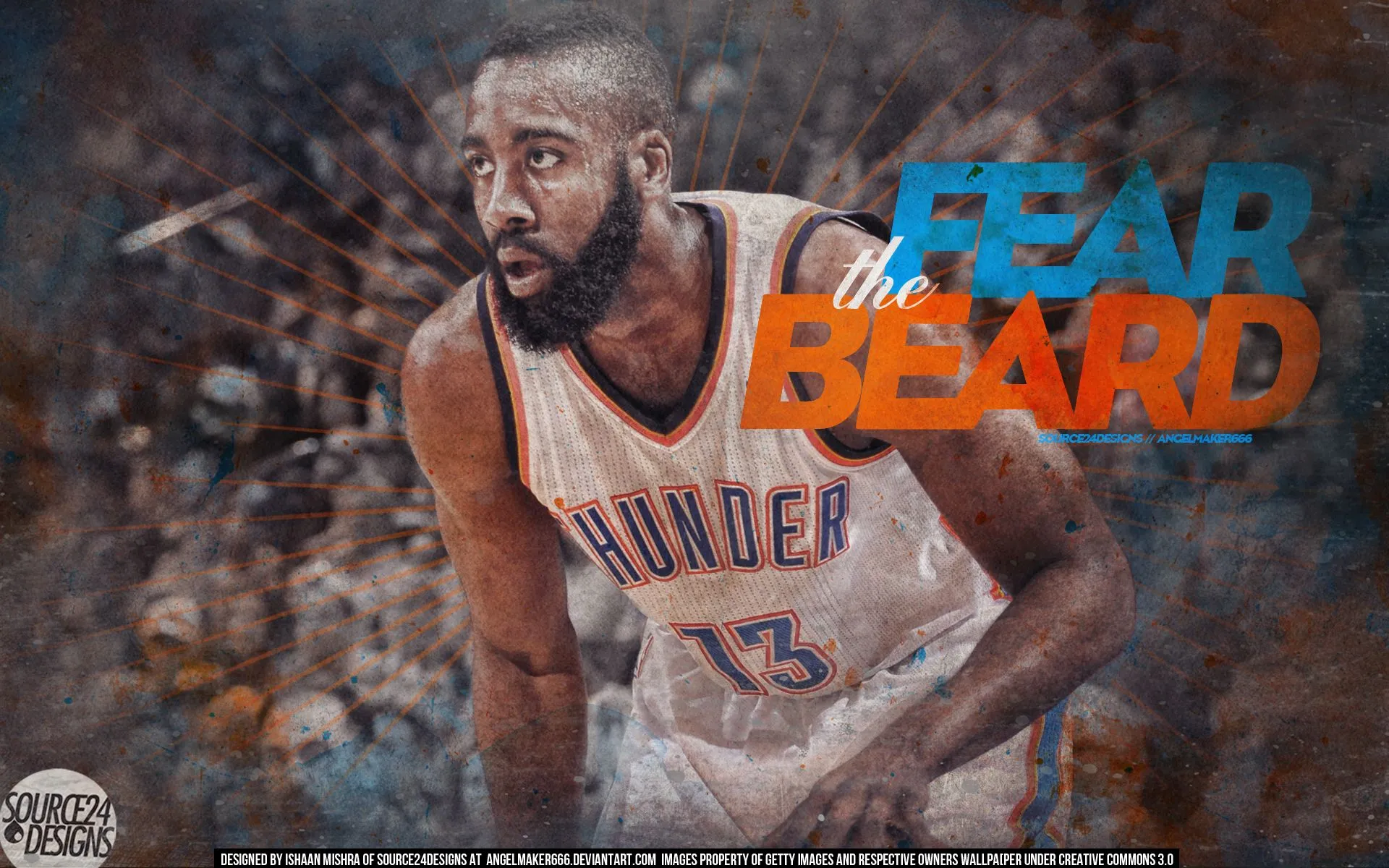 James Harden Fear the Beard HD Wallpaperx1200