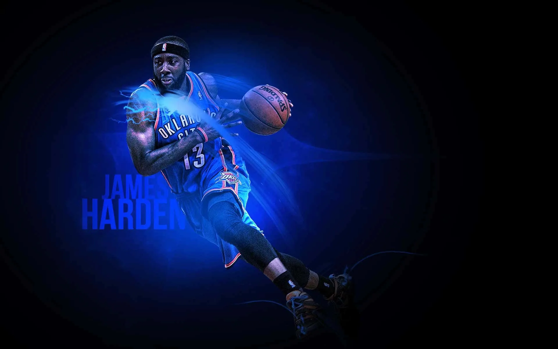 Download NBA League Oklahoma City Thunder James Harden Wallpaper