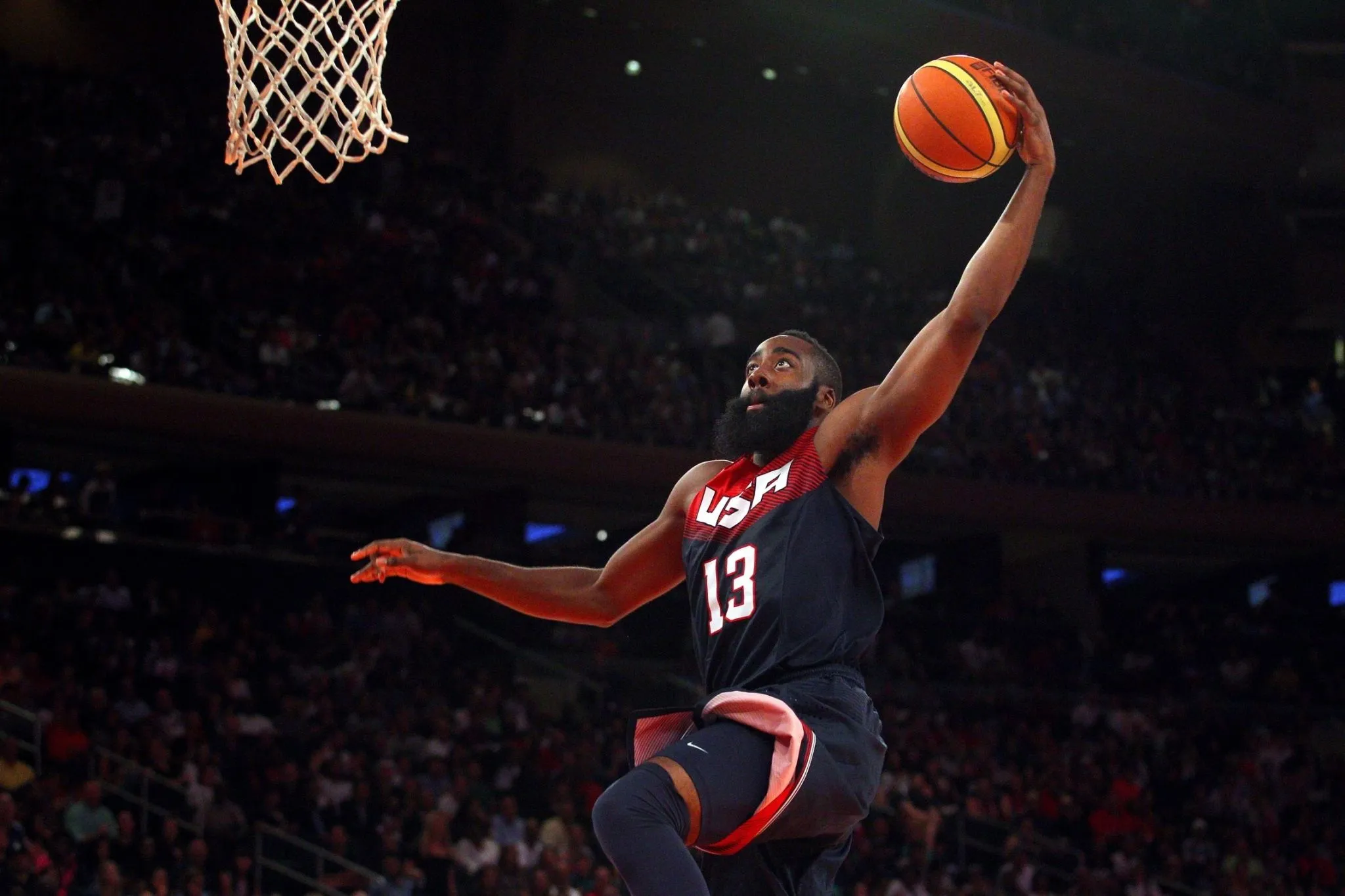 James Harden Of Usa Basketball Dunks HD Wallpaper