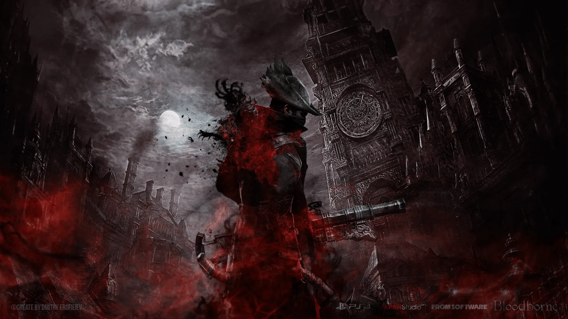 Bloodborne Gothic Fantasy HD Wallpaper