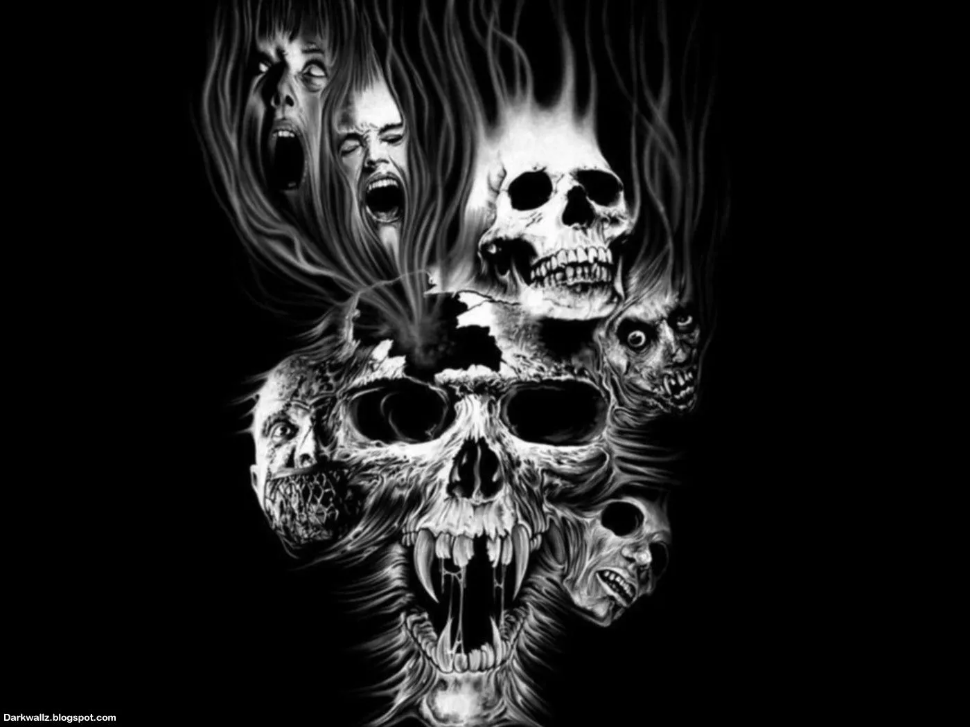 Gothic Skull Best Wallpaper 08826