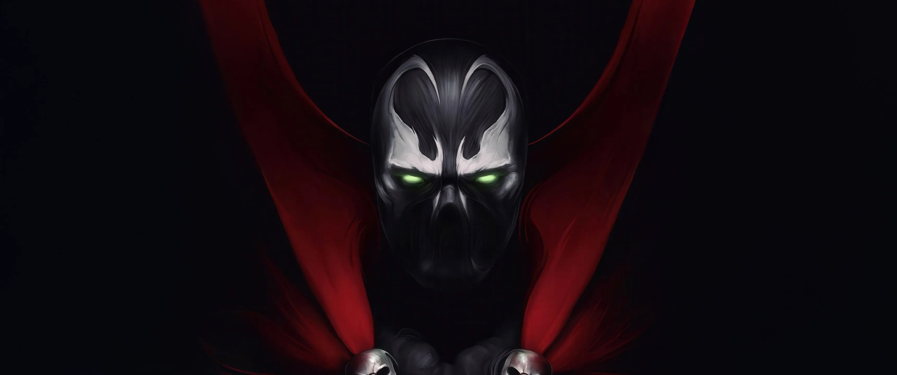Spawn Wallpaper 4K, Dark background, 5K