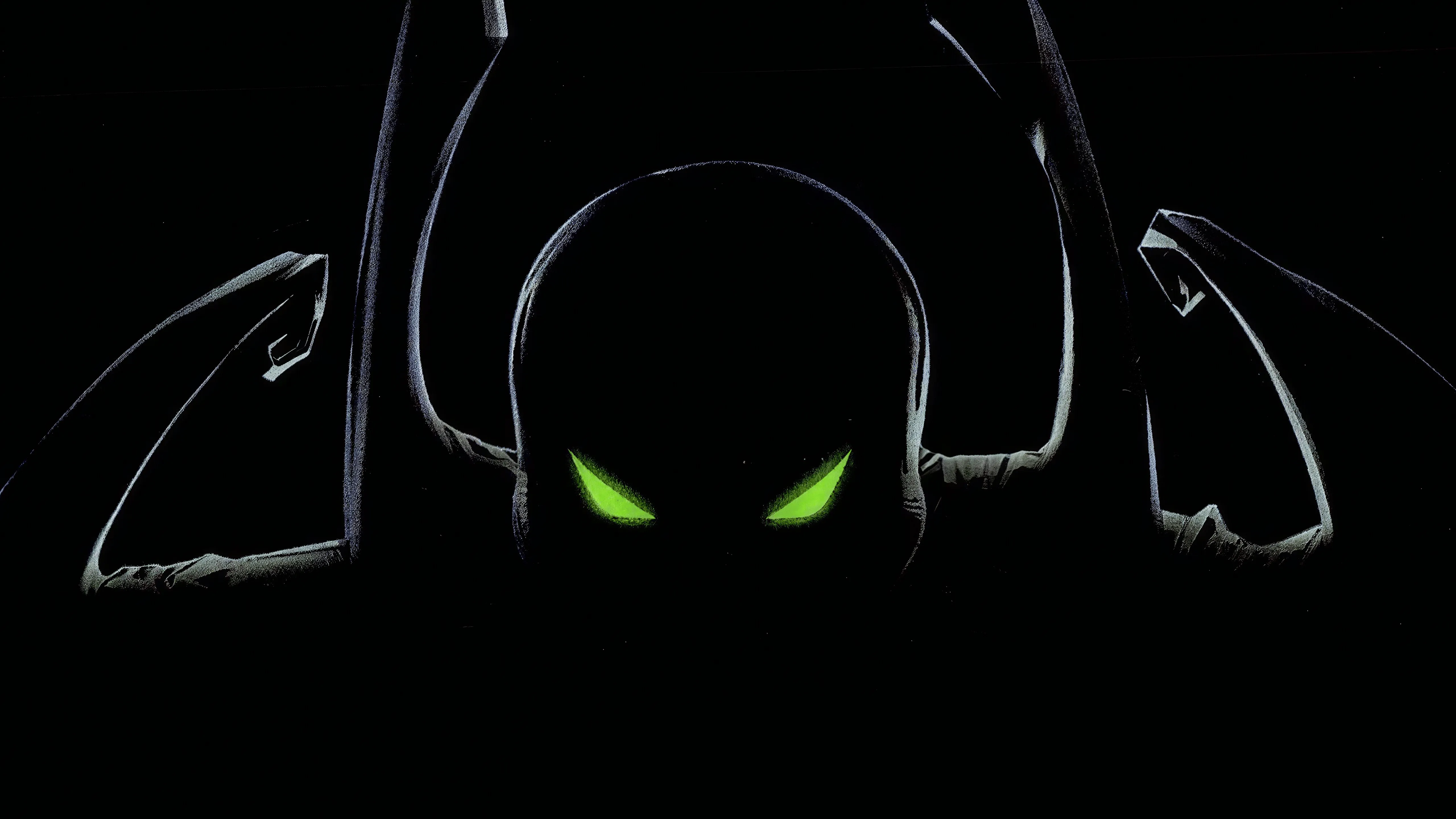 Spawn Wallpaper 4K, Superhero, Black background