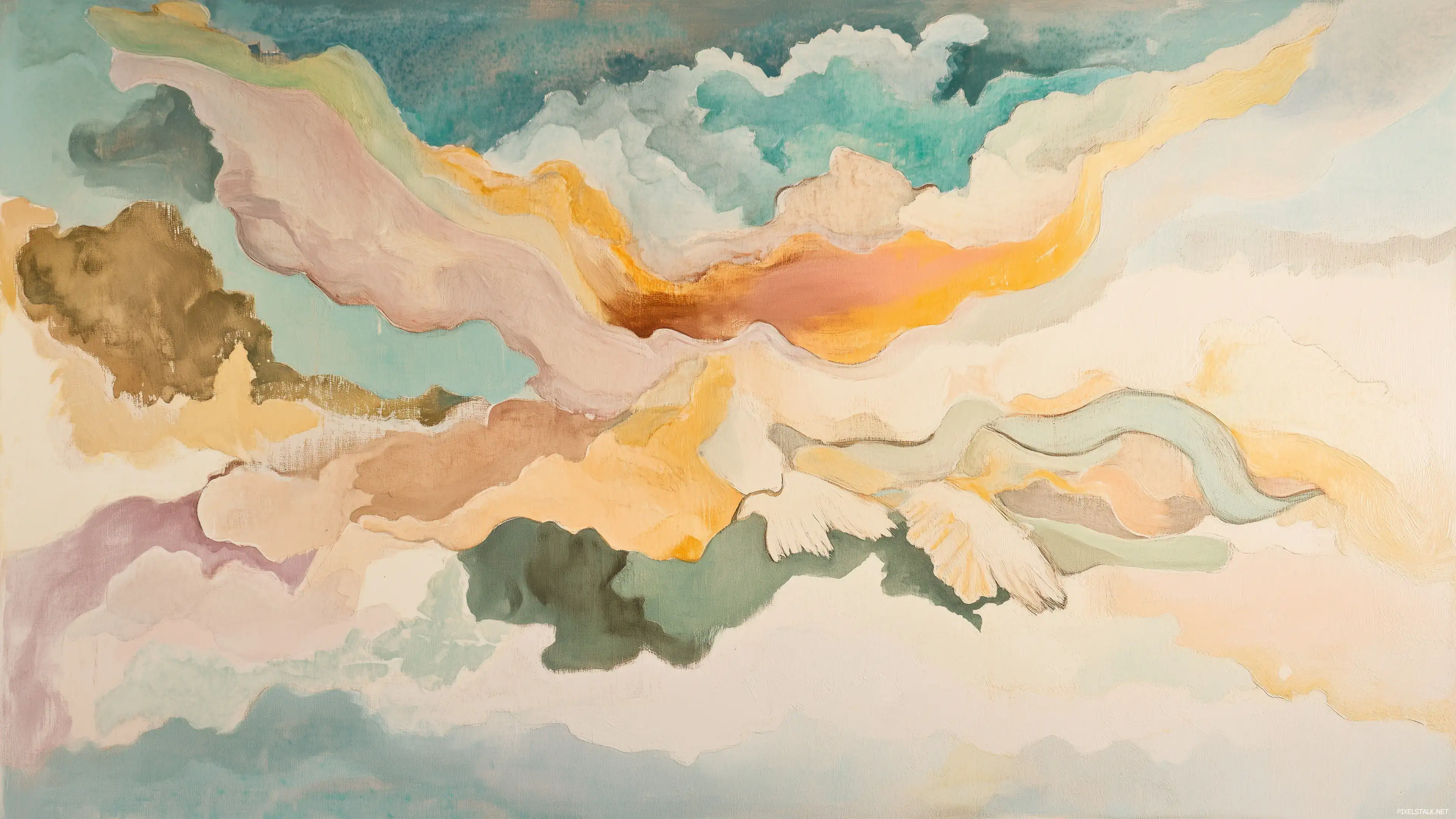 Watercolor 4K Desktop Wallpaper