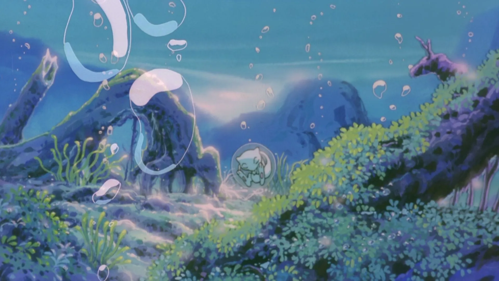 Desktop wallpaper: Mew (Pokémon), Pokémon: The First Movie, Anime, Underwater, Pokémon 4K free download for PC. 370622