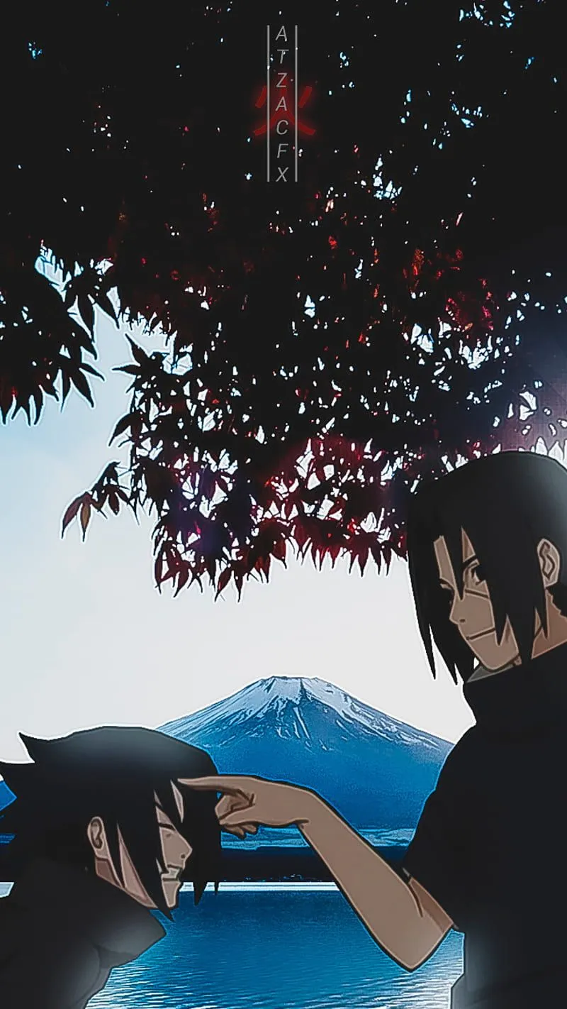 Itachi and Sasuke, 2021, anime, naruto, uchiha, uchiha itachi, uchiha sasuke, HD phone wallpaper