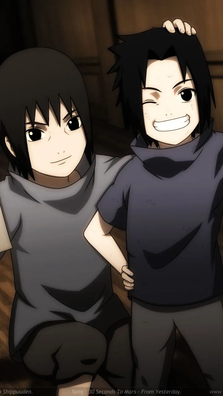 Phone wallpaper: Itachi Uchiha, Sasuke Uchiha, Naruto, Anime 1133469
