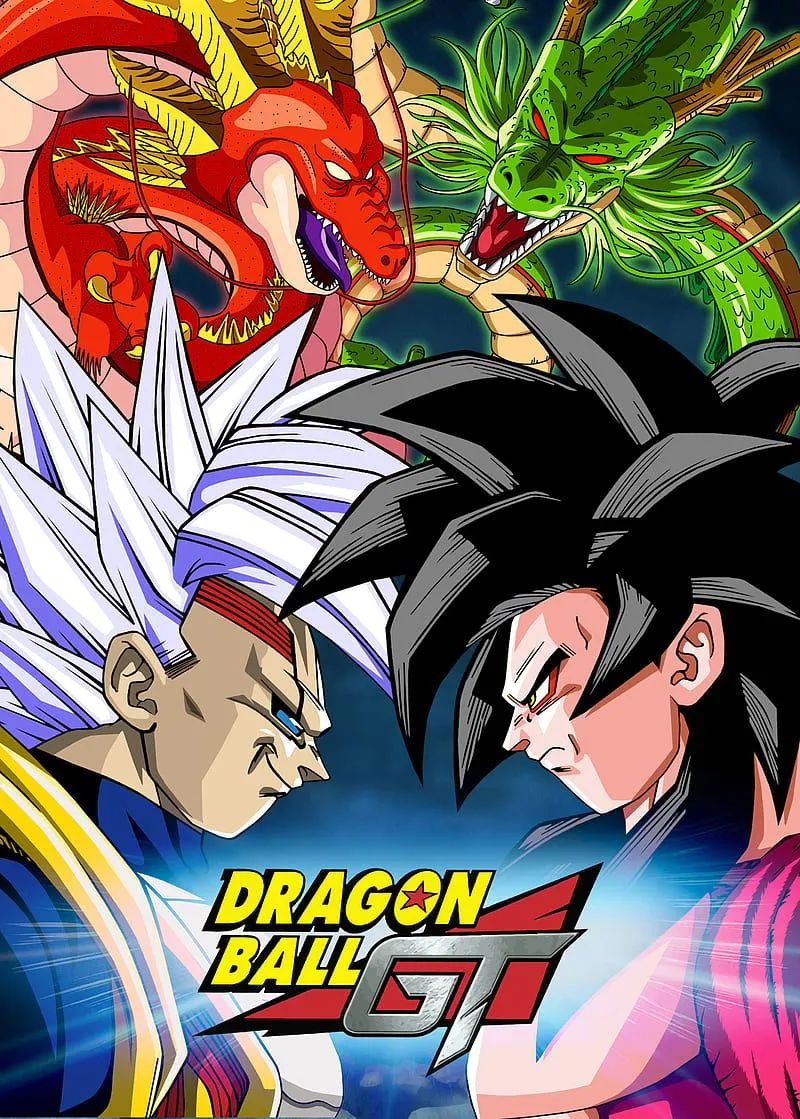 Dragon ball gt, goku movie, ss4, ssj4, vegeta, HD phone wallpaper