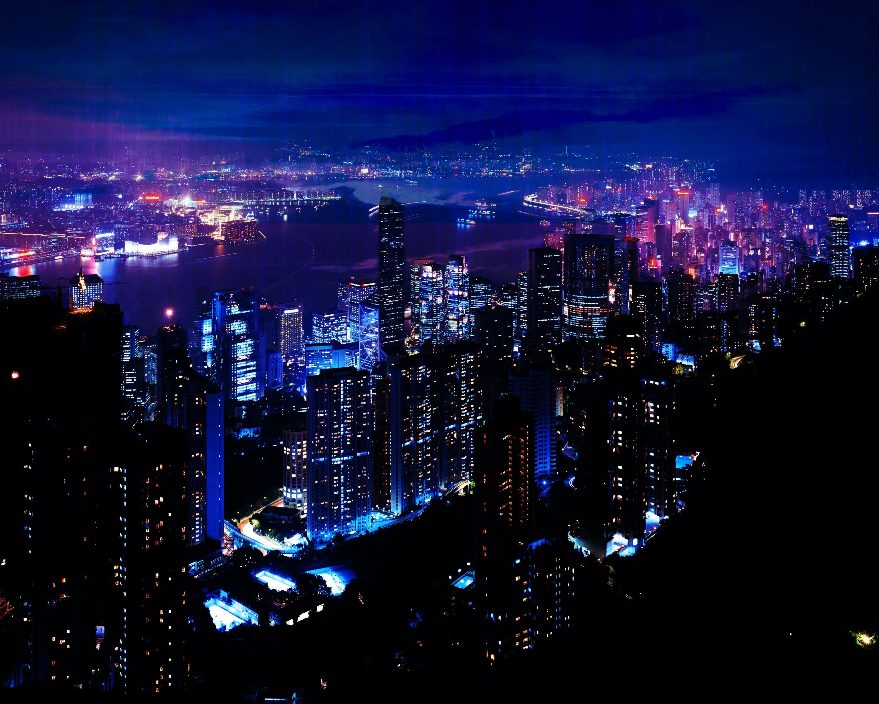 night, city, sky Wallpaper, HD City 4K Wallpaper, Image and Background