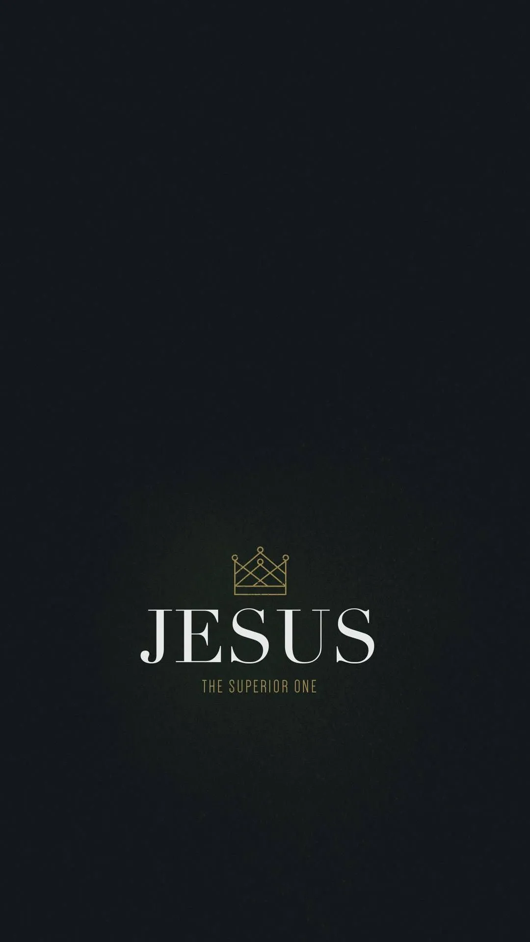 Download Gold Crown Jesus Phone Wallpaper