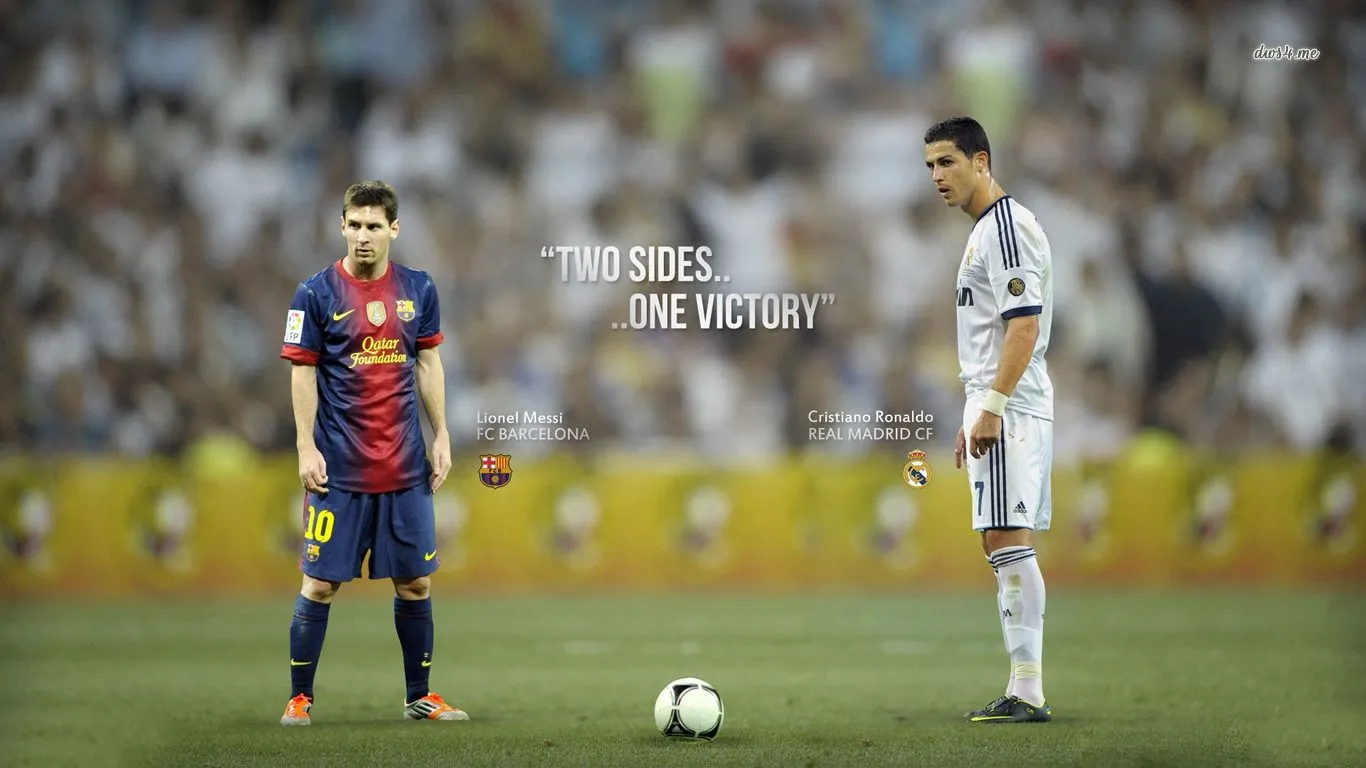 Lionel Messi And Cristiano Ronaldo HD Wallpaper