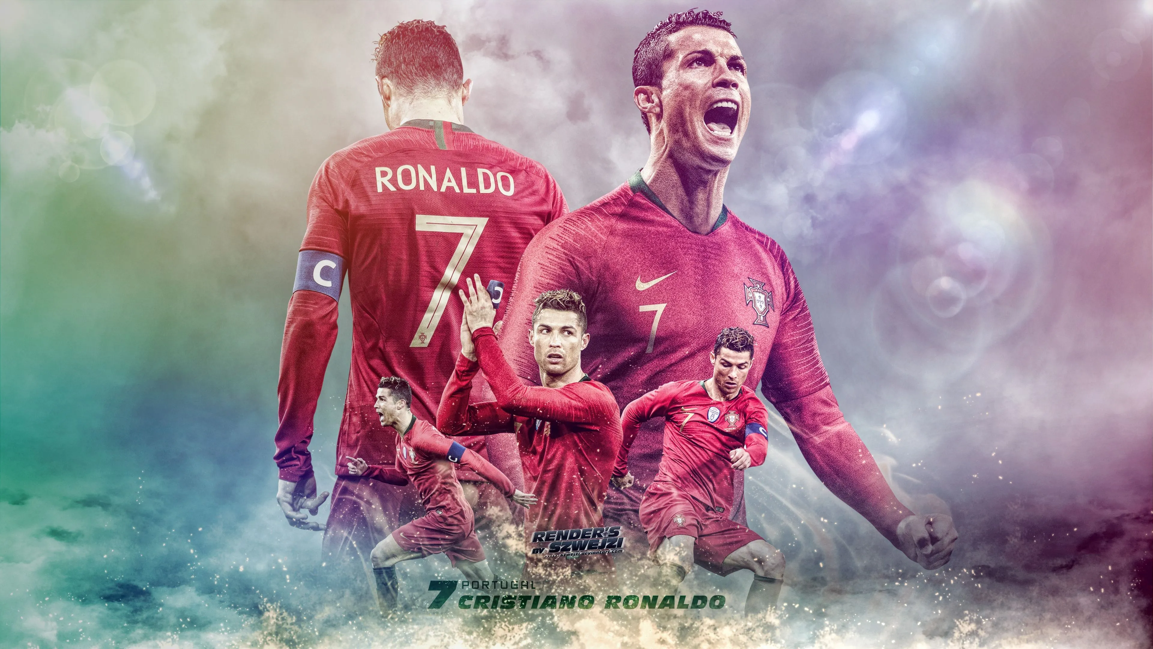 Desktop wallpaper: Cristiano Ronaldo, Soccer, Portuguese, Sports 4K free download for PC. 467838
