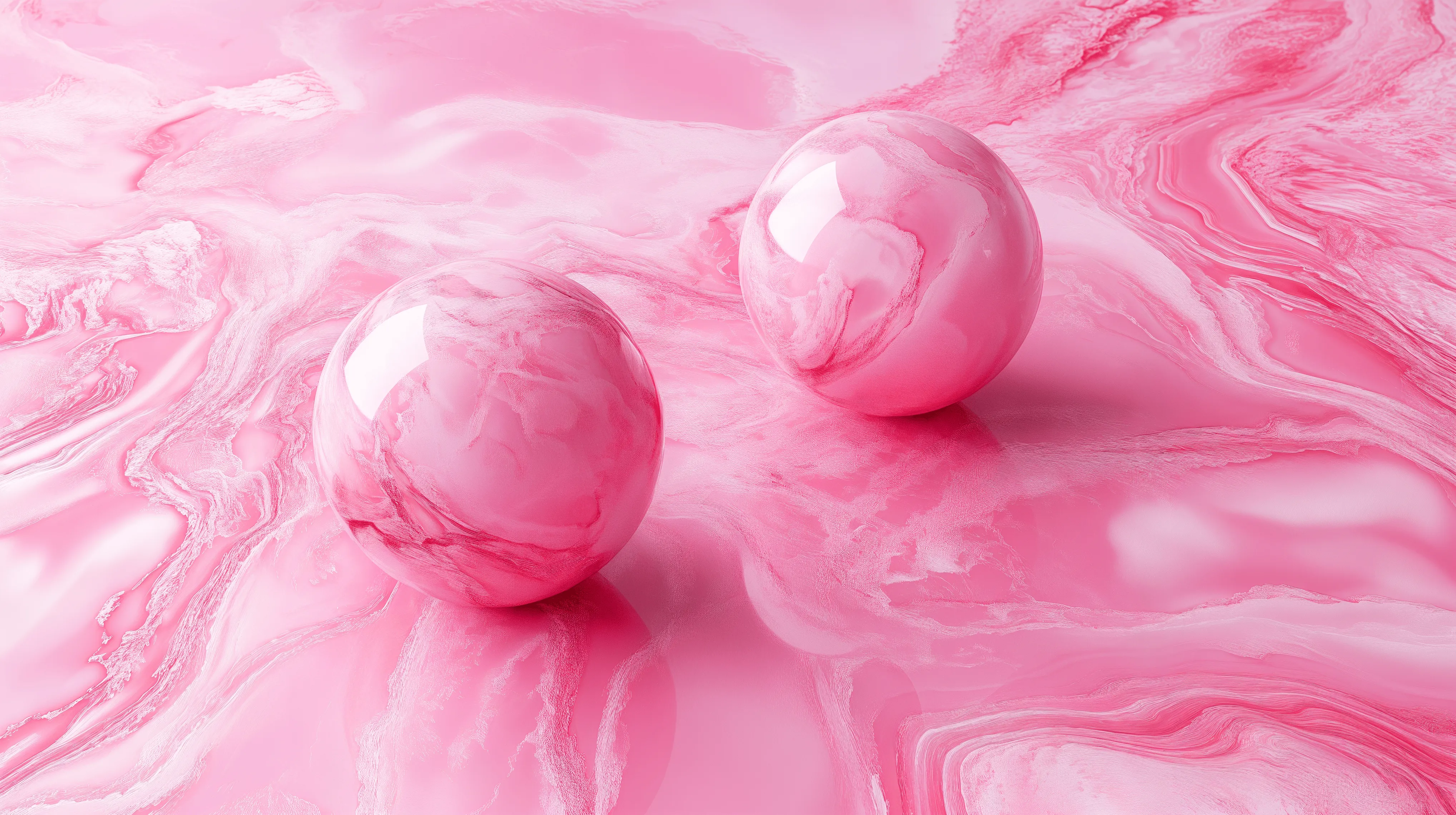 Pink Marble Aesthetic Ultra HD Wallpaper