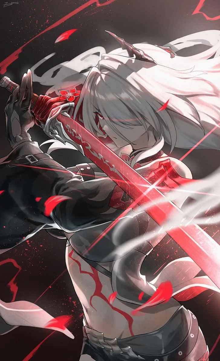 HD wallpaper: Honkai: Star Rail, Acheron (Honkai: Star Rail), anime games