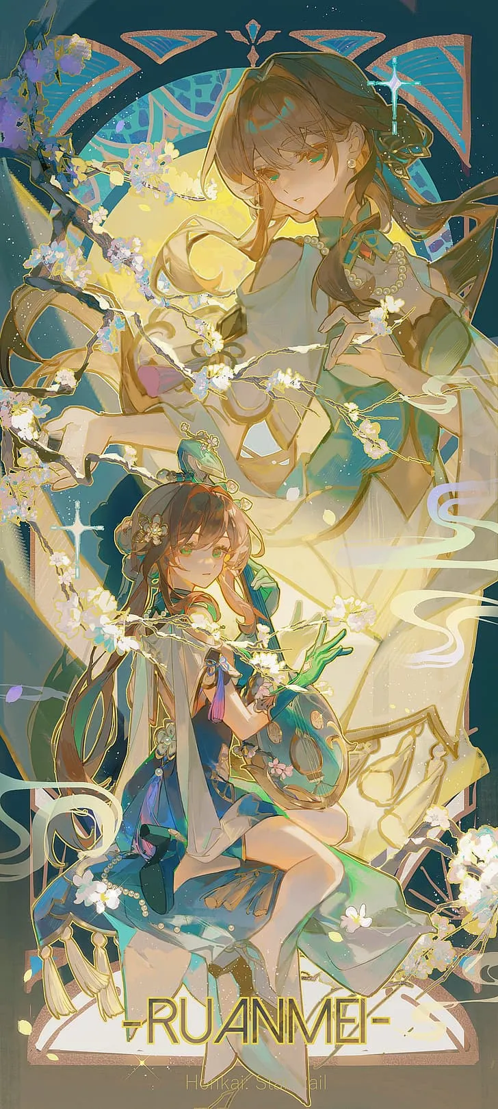 HD wallpaper: Honkai: Star Rail, Ruan Mei (Honkai: Star Rail), anime games