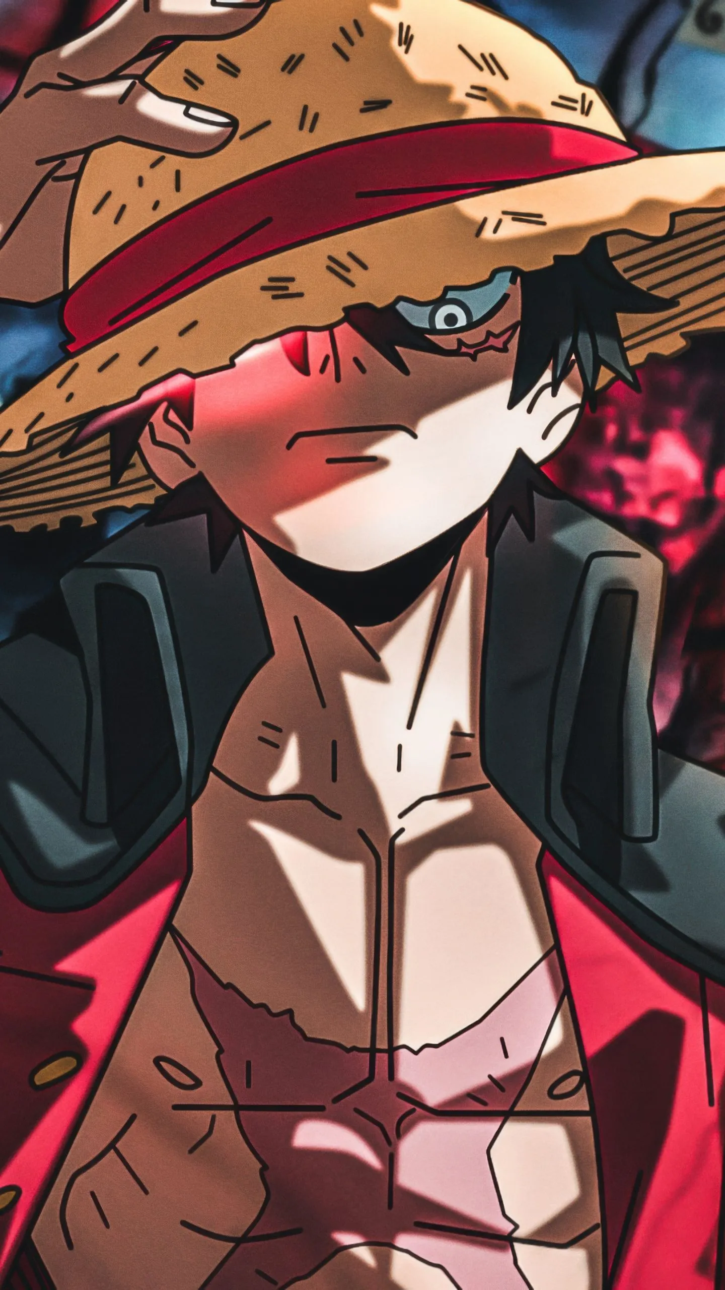 Monkey D. Luffy Wallpaper 4K, Illustration, Straw Hat Pirates