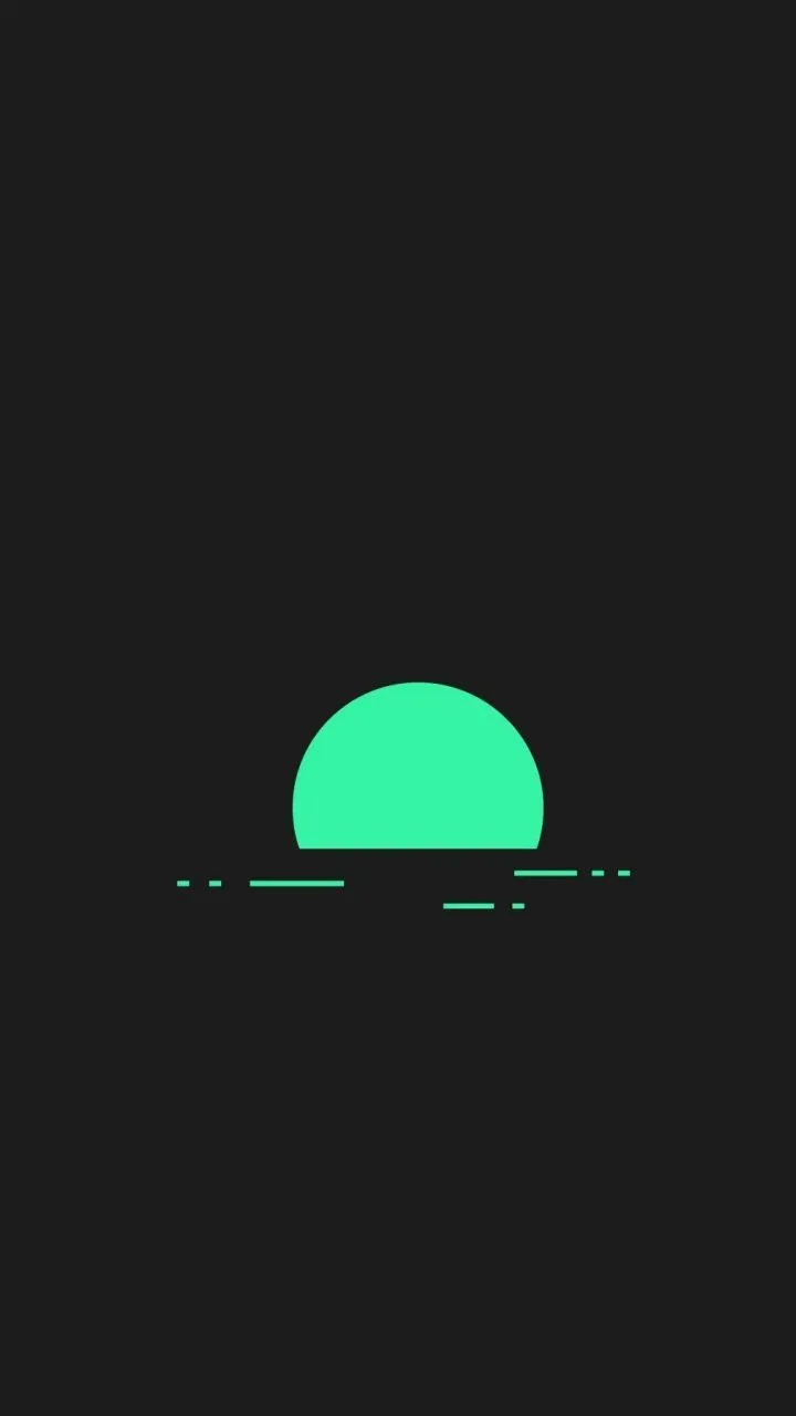 Phone wallpaper: Minimalist, Artistic, Sunset 1403725