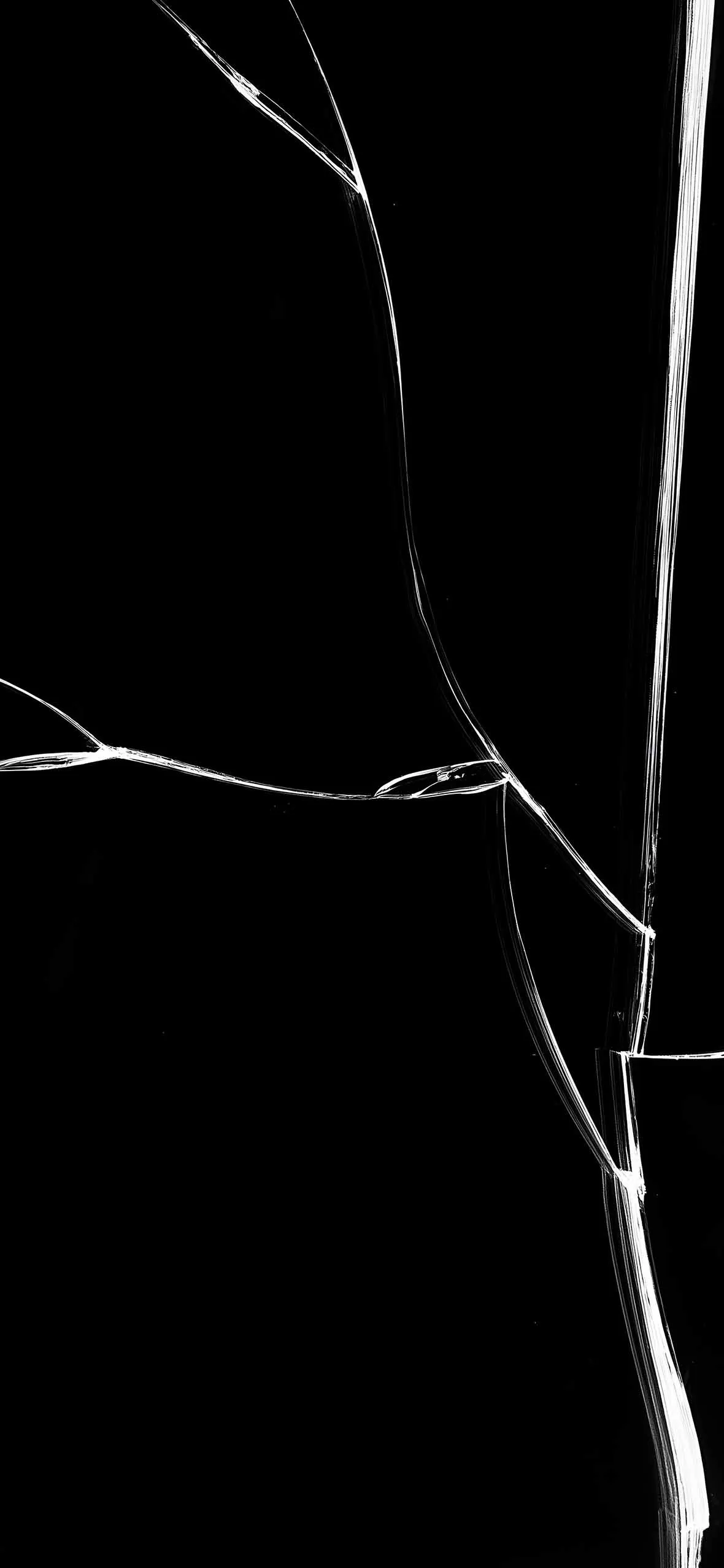 Black Background Minimalist Broken Glass Wallpaper iPhone HD